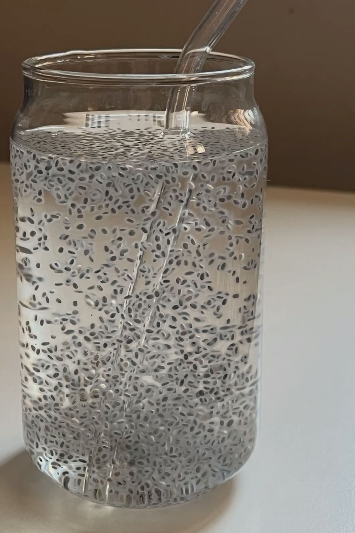 eau aux graines de basilic