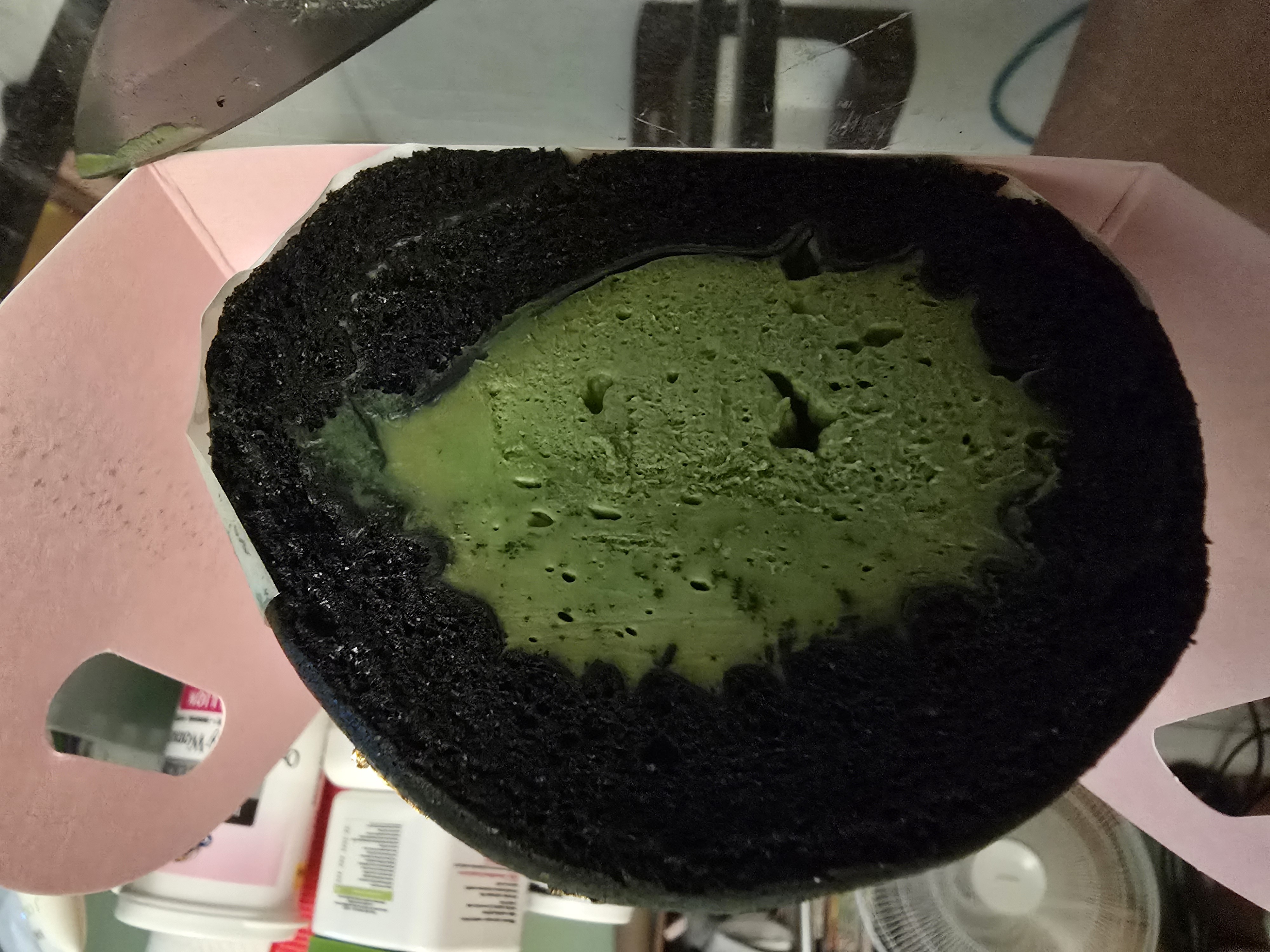 Matcha Charcoal Cake