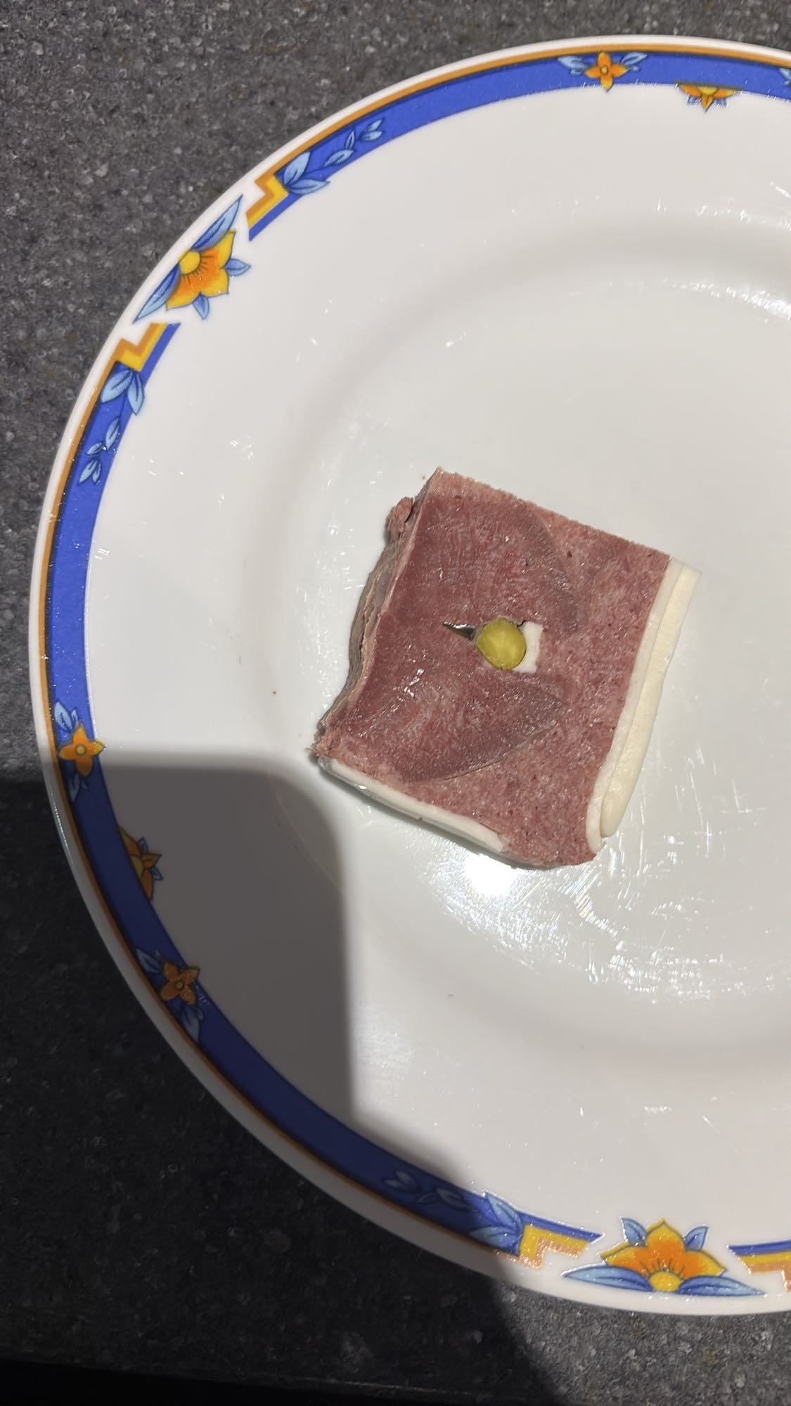 tranche de tête pressée