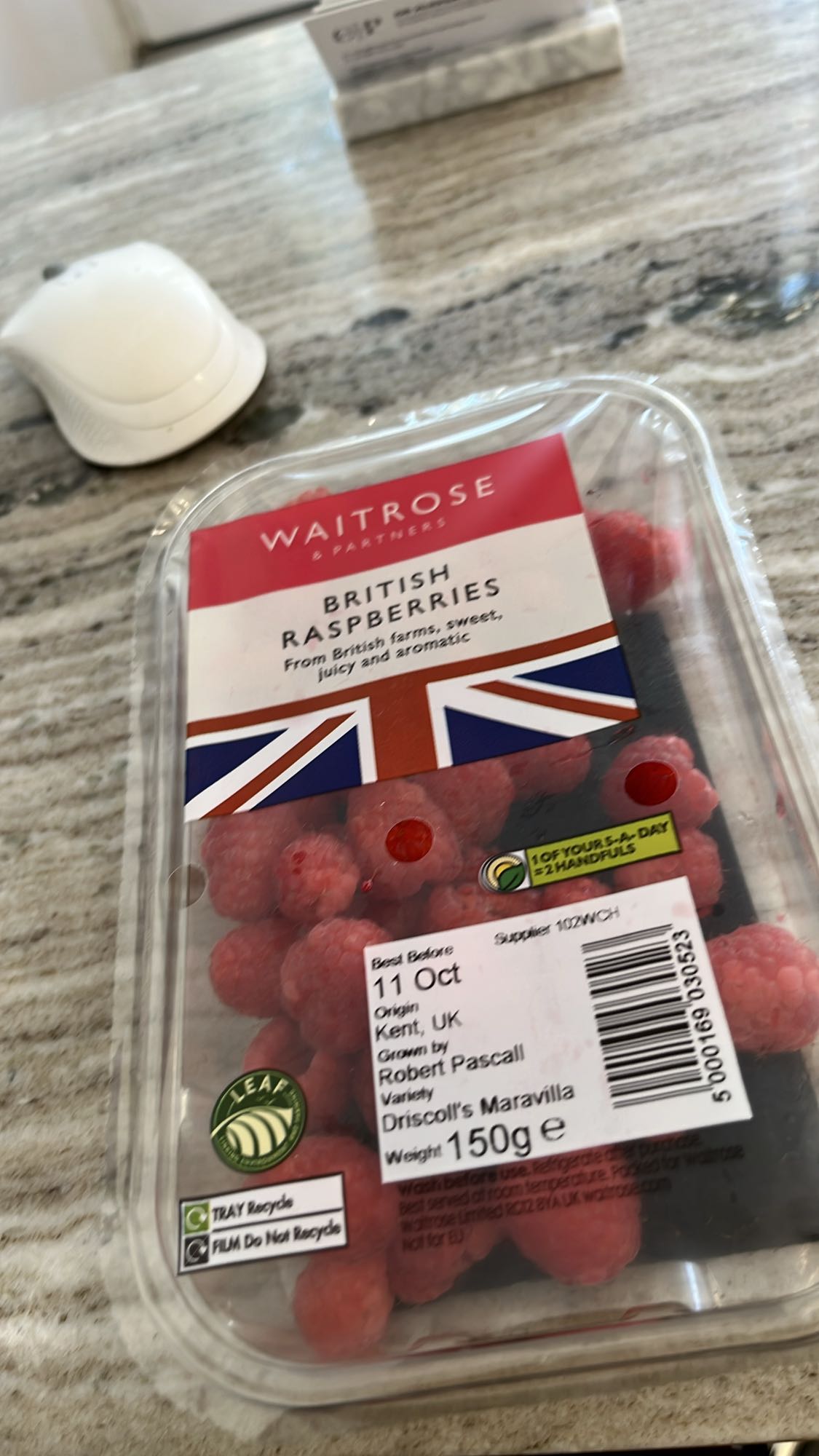 British Raspberries Snack