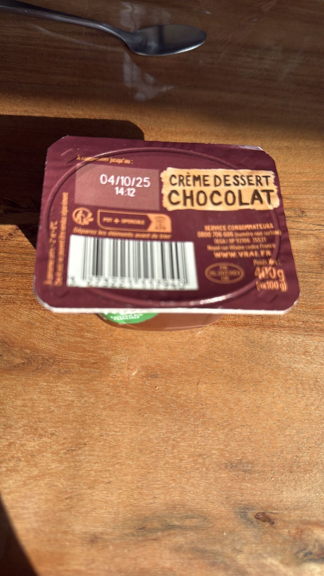 Crème dessert chocolat