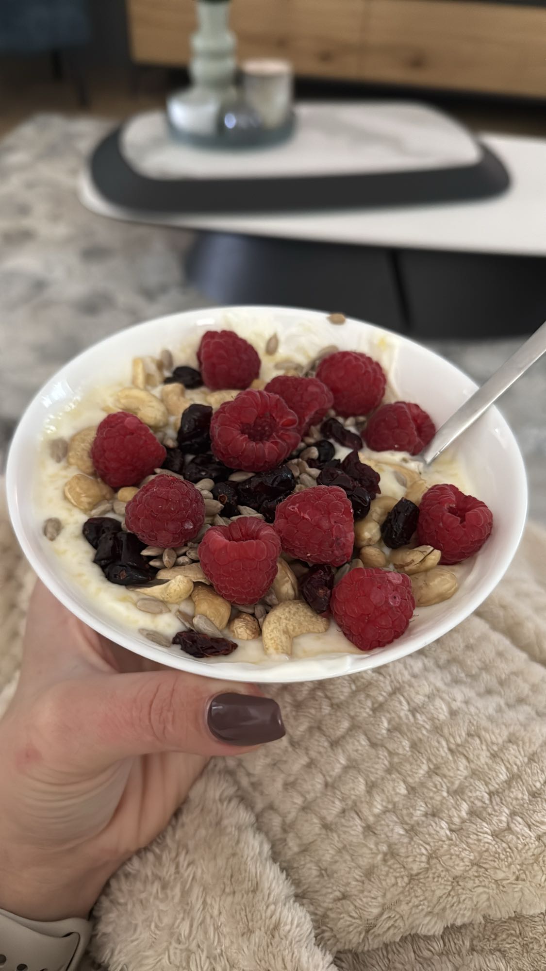 bol de yaourt aux fruits