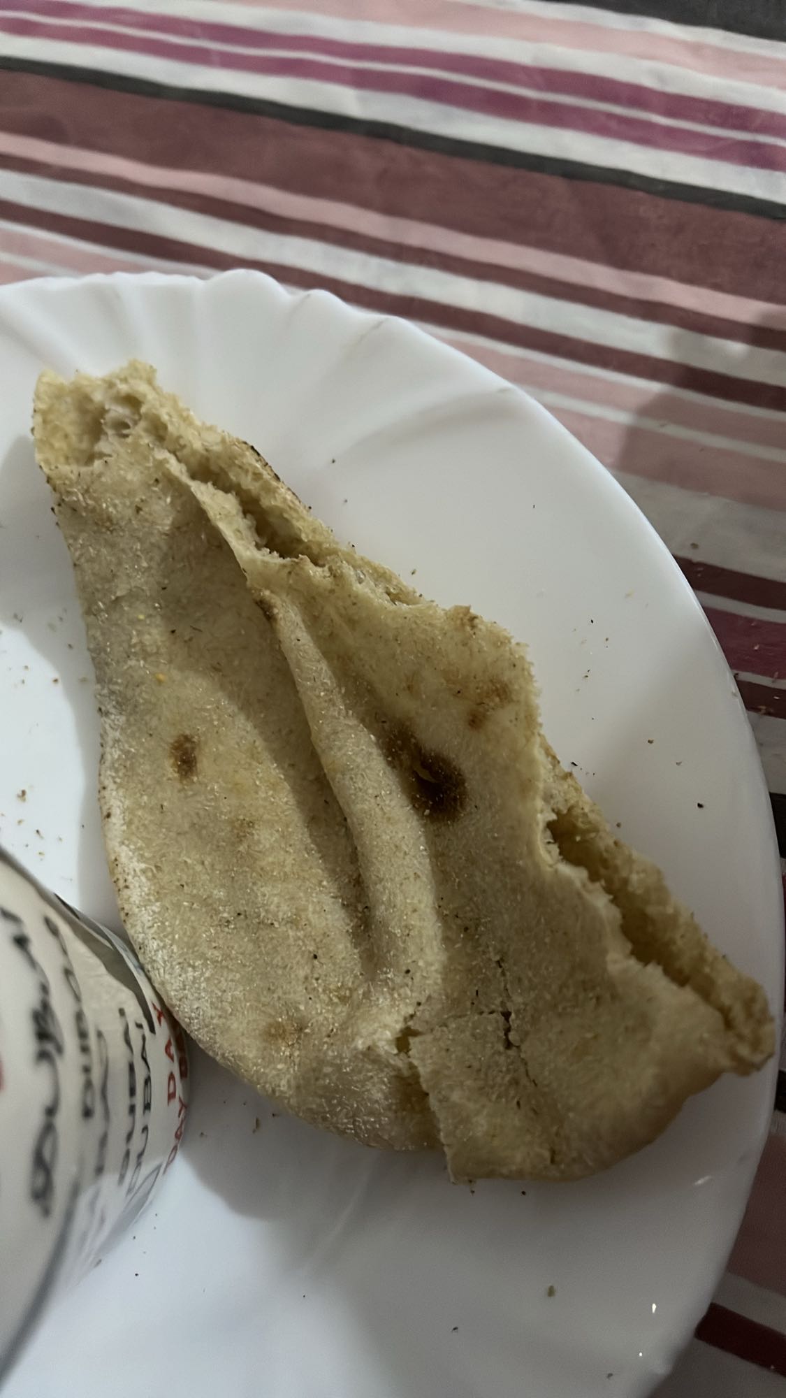 Whole wheat flatbread