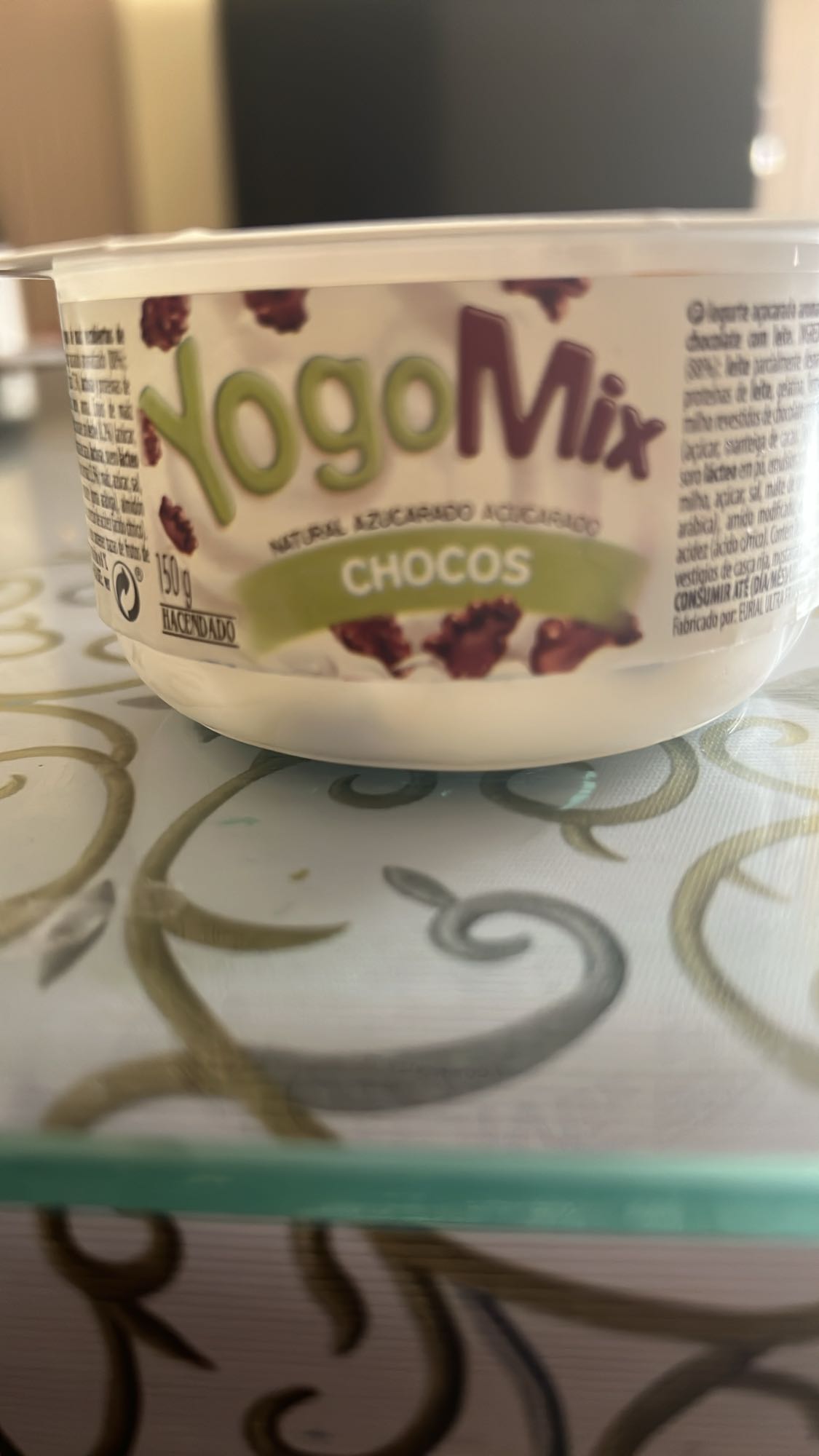 Yogur con choco cereales