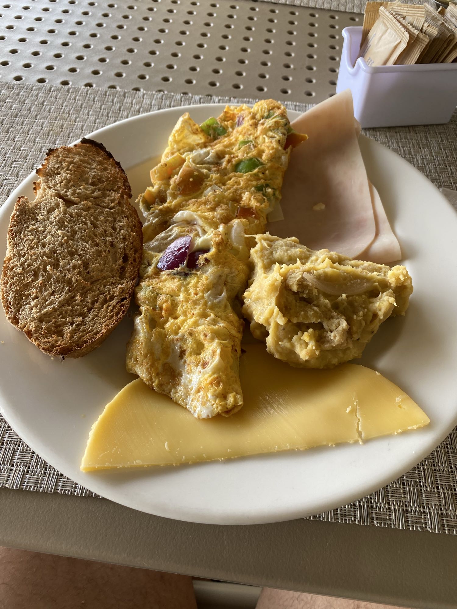 Desayuno con tortilla