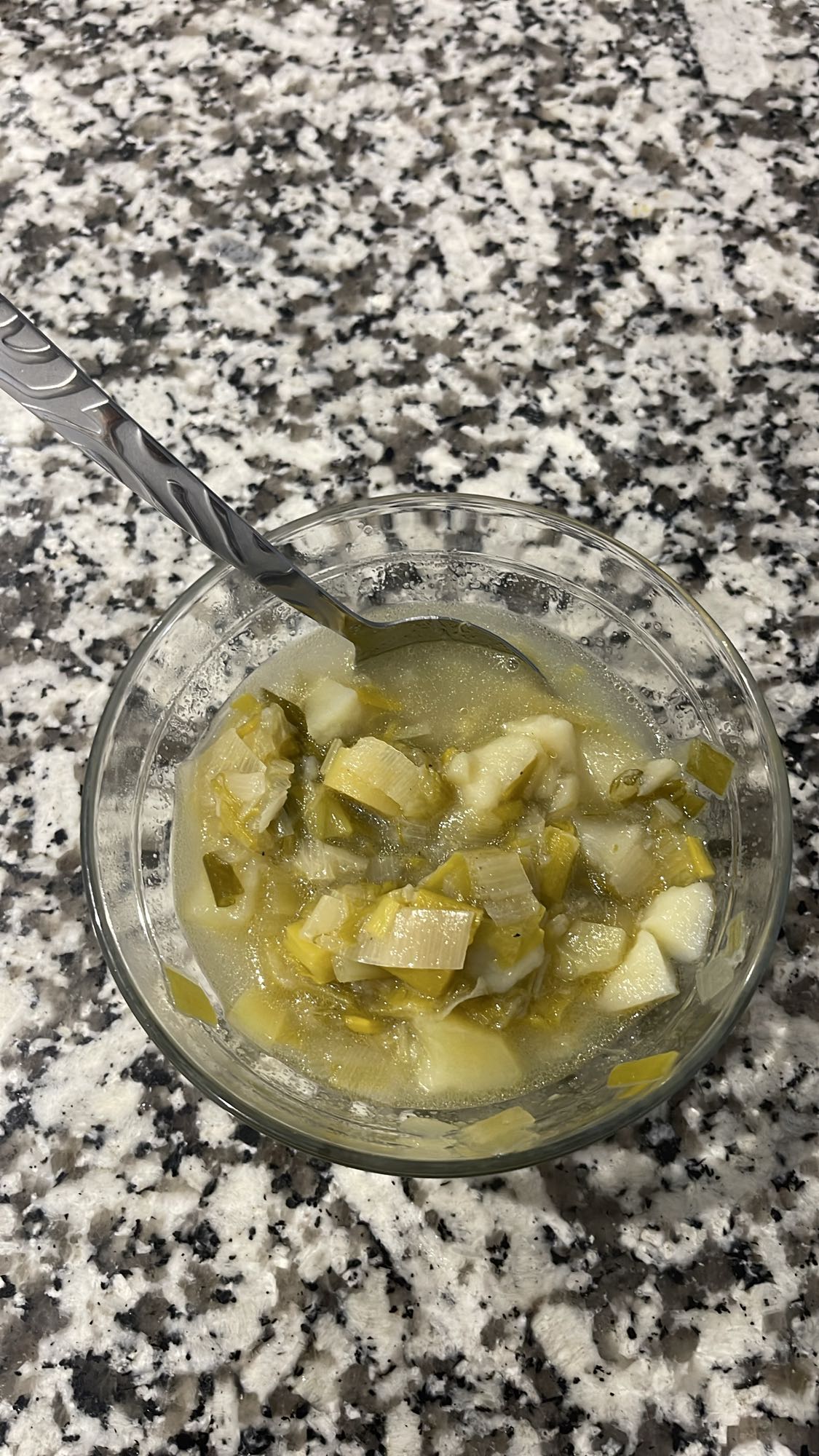 Soupe poireaux pommes de terre