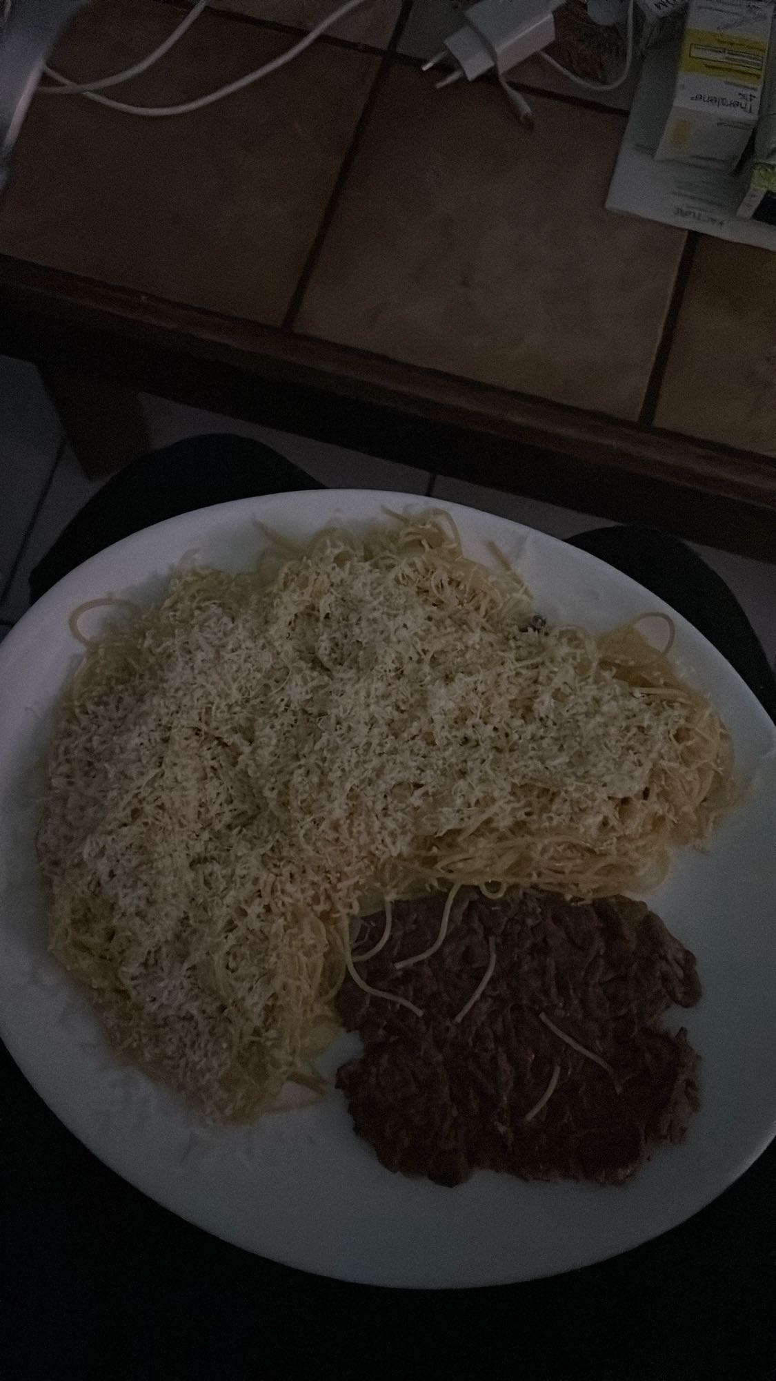 Spaghetti au fromage