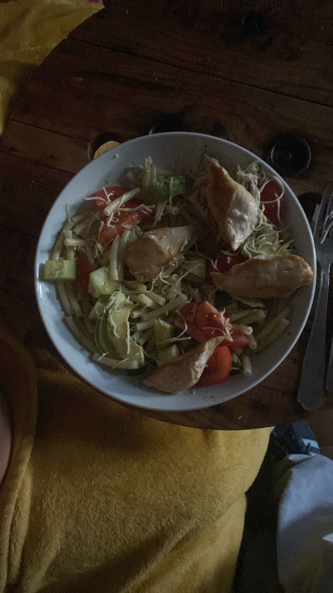 Salade poulet avocat