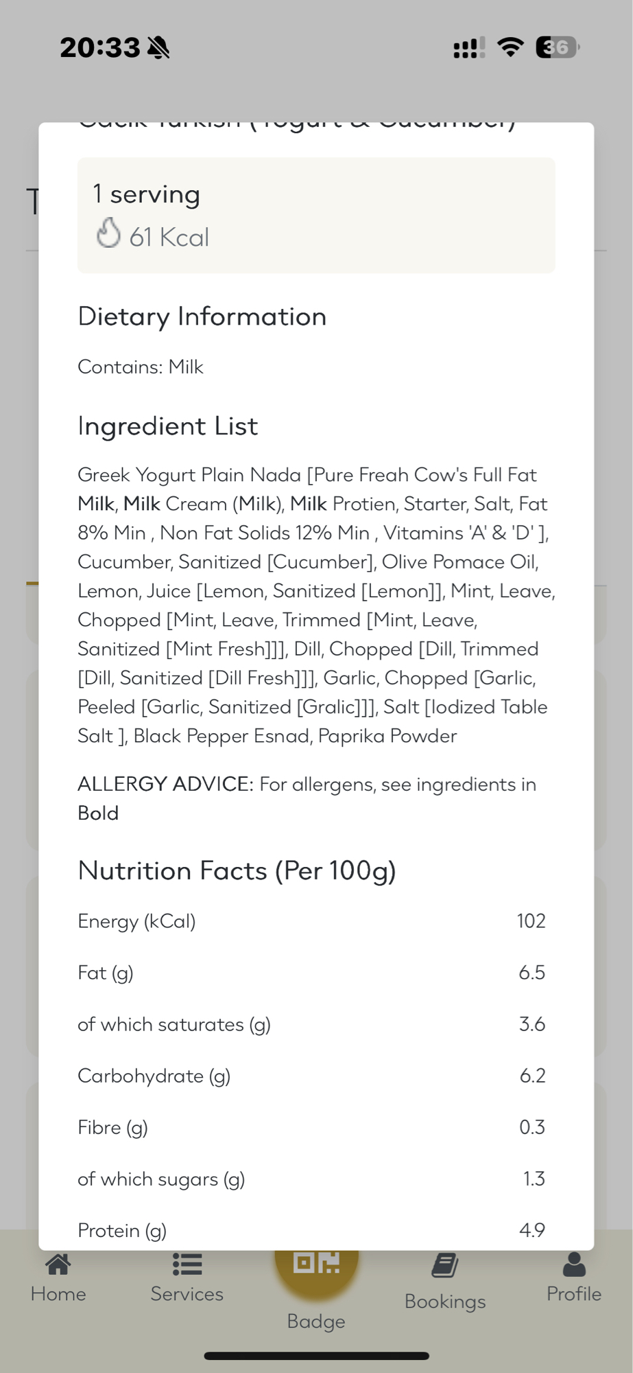 Cacık (Yogurt & Cucumber)