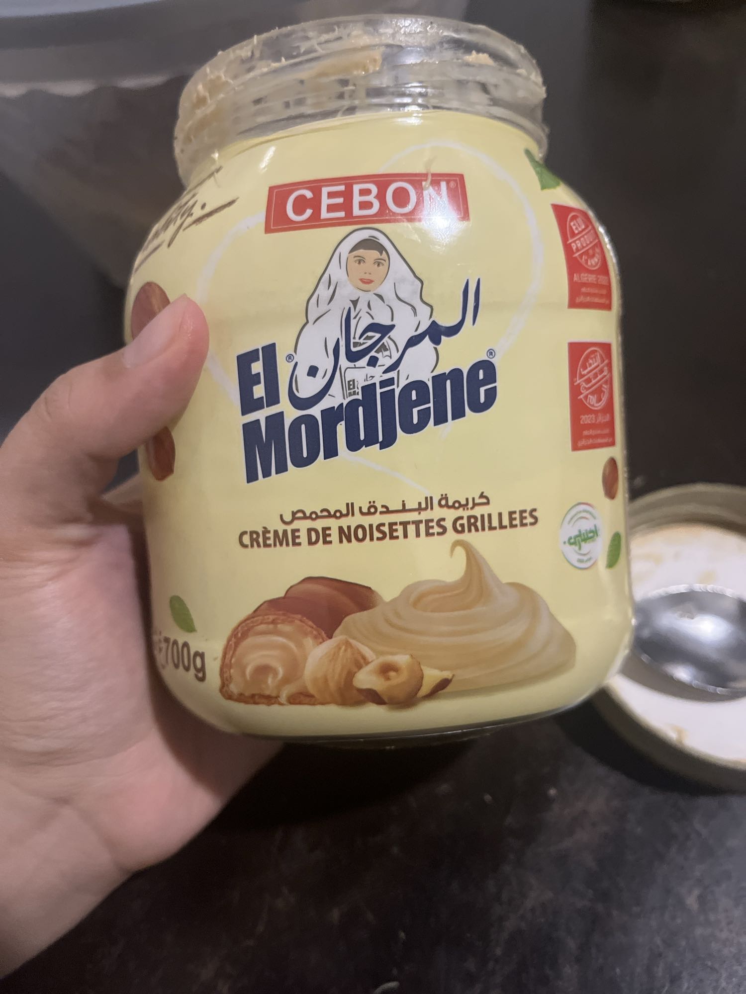 Pâte à tartiner noisette