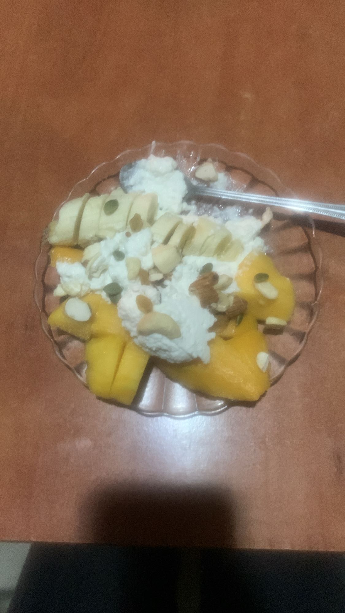 Fruit and curd bowl