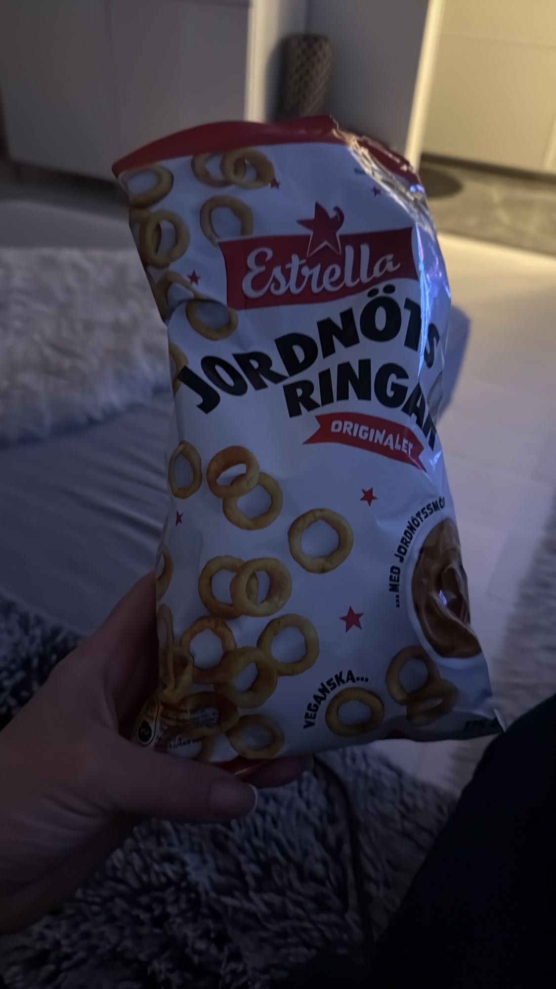 Jordnötsringar chips
