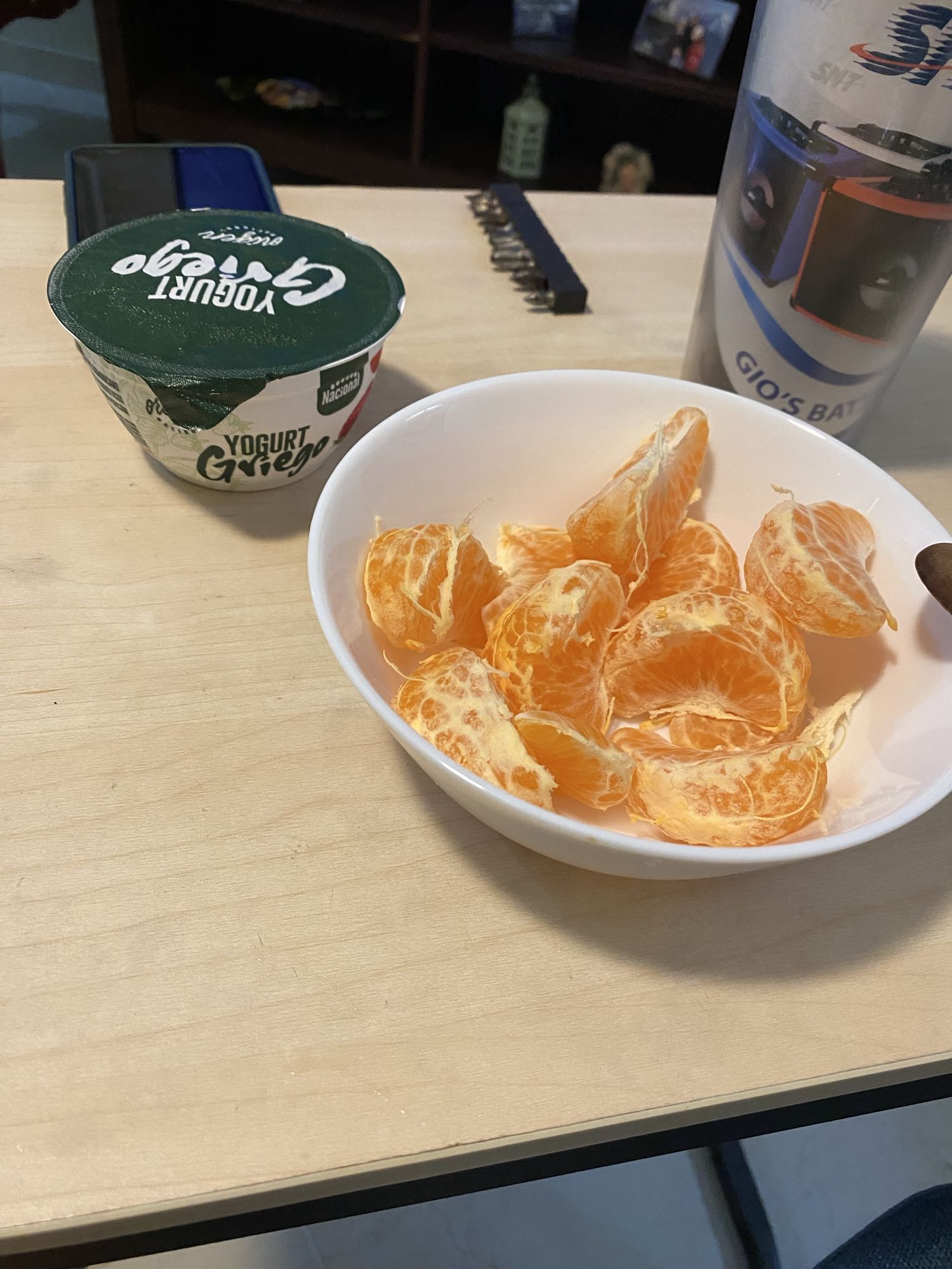 Yogur y mandarina