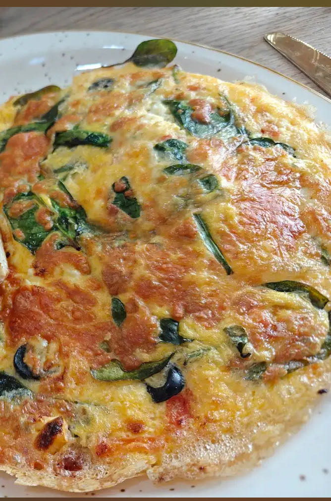 Spinach Cheese Omelette