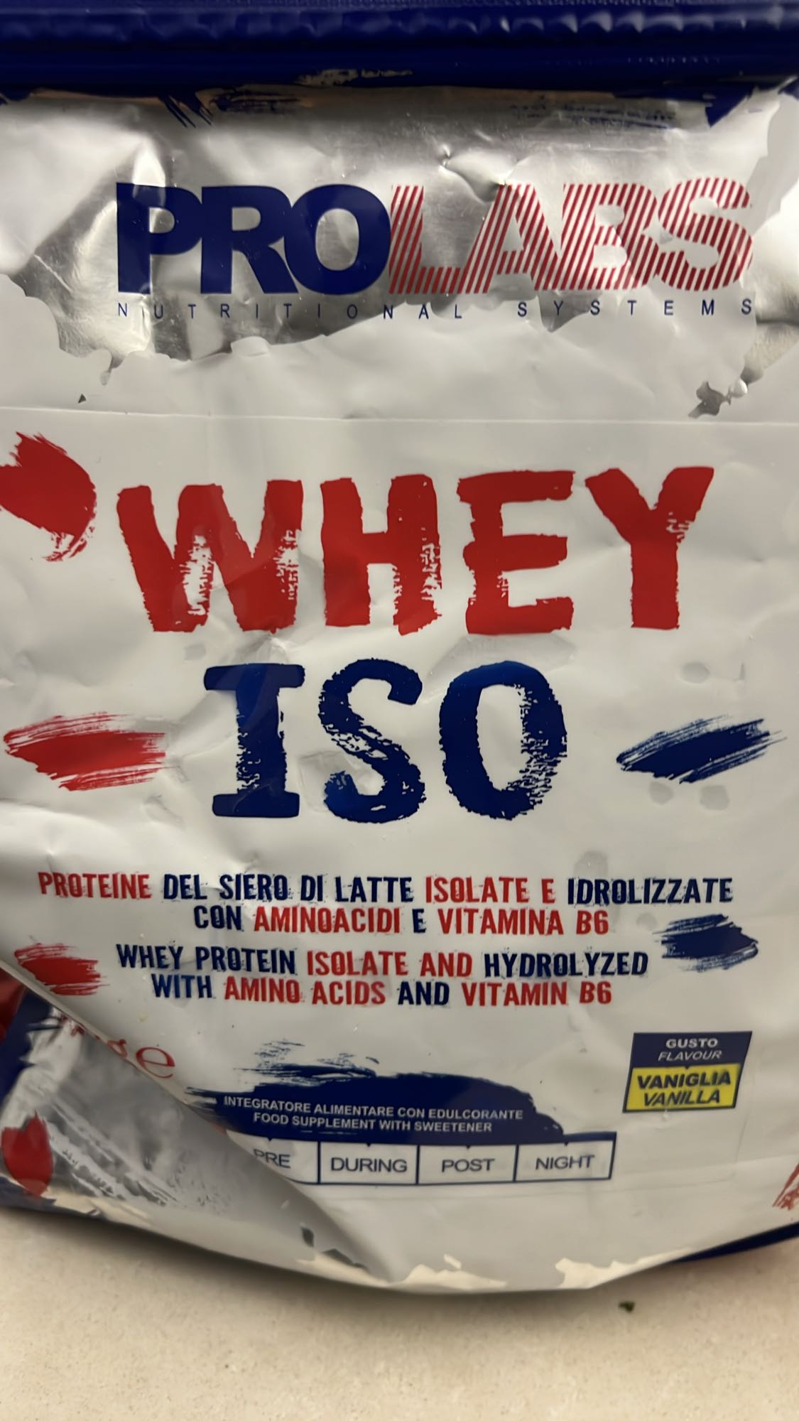 Whey ISO Vaniglia