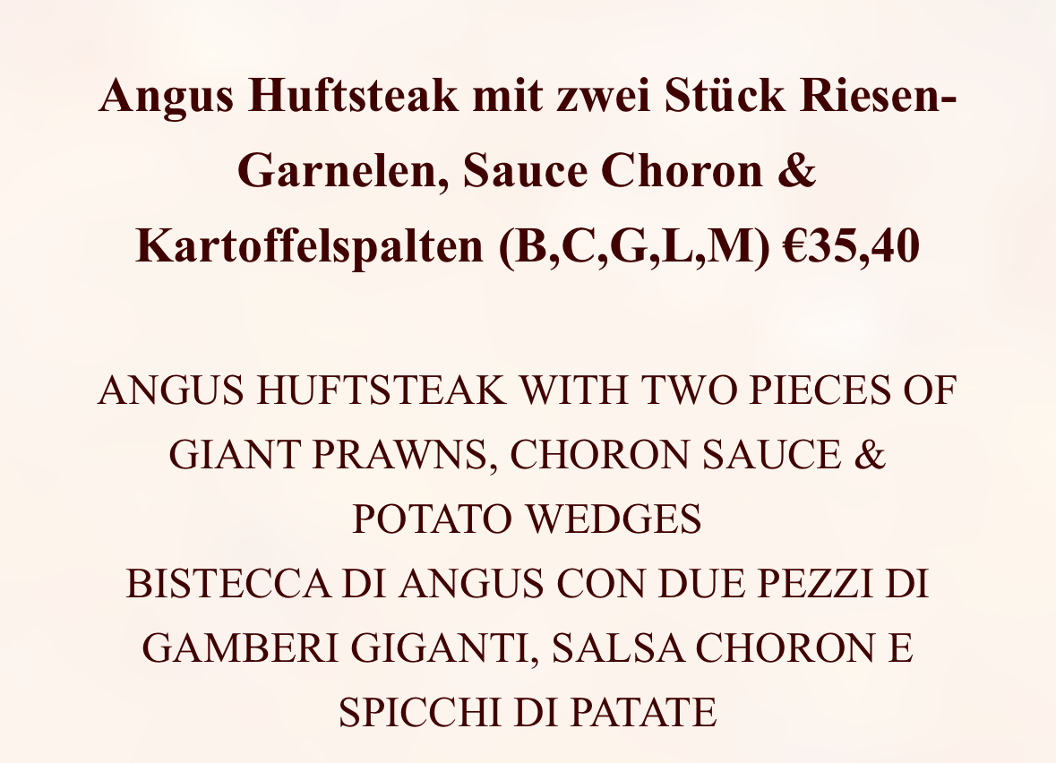 Angus Steak mit Garnelen