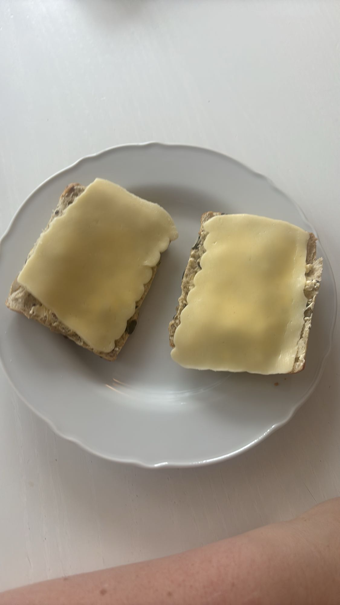 Kaas op volkorenbrood