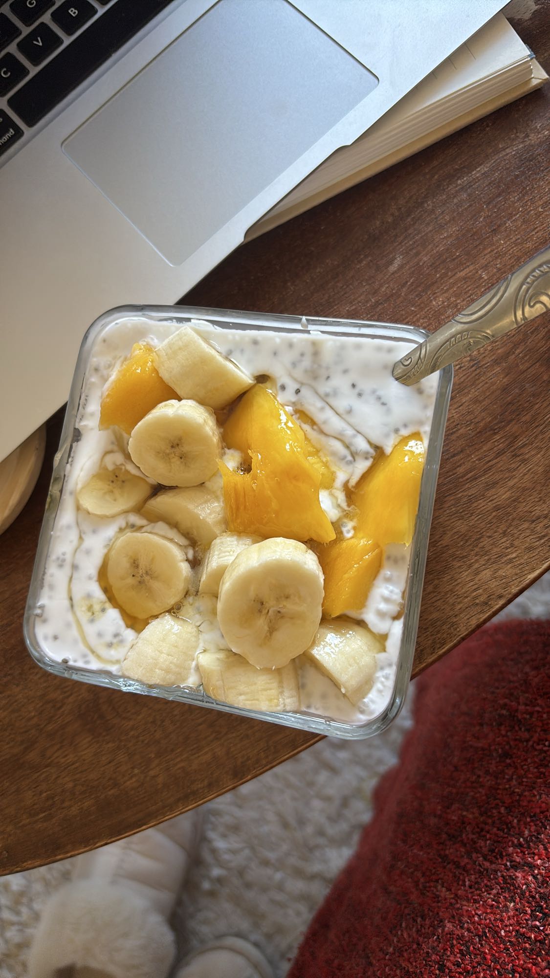 Chiapudding med frukt