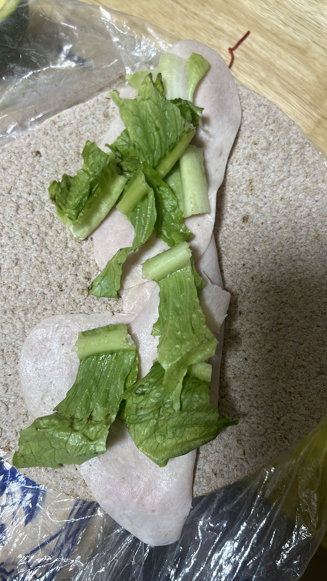 Turkey lettuce wrap