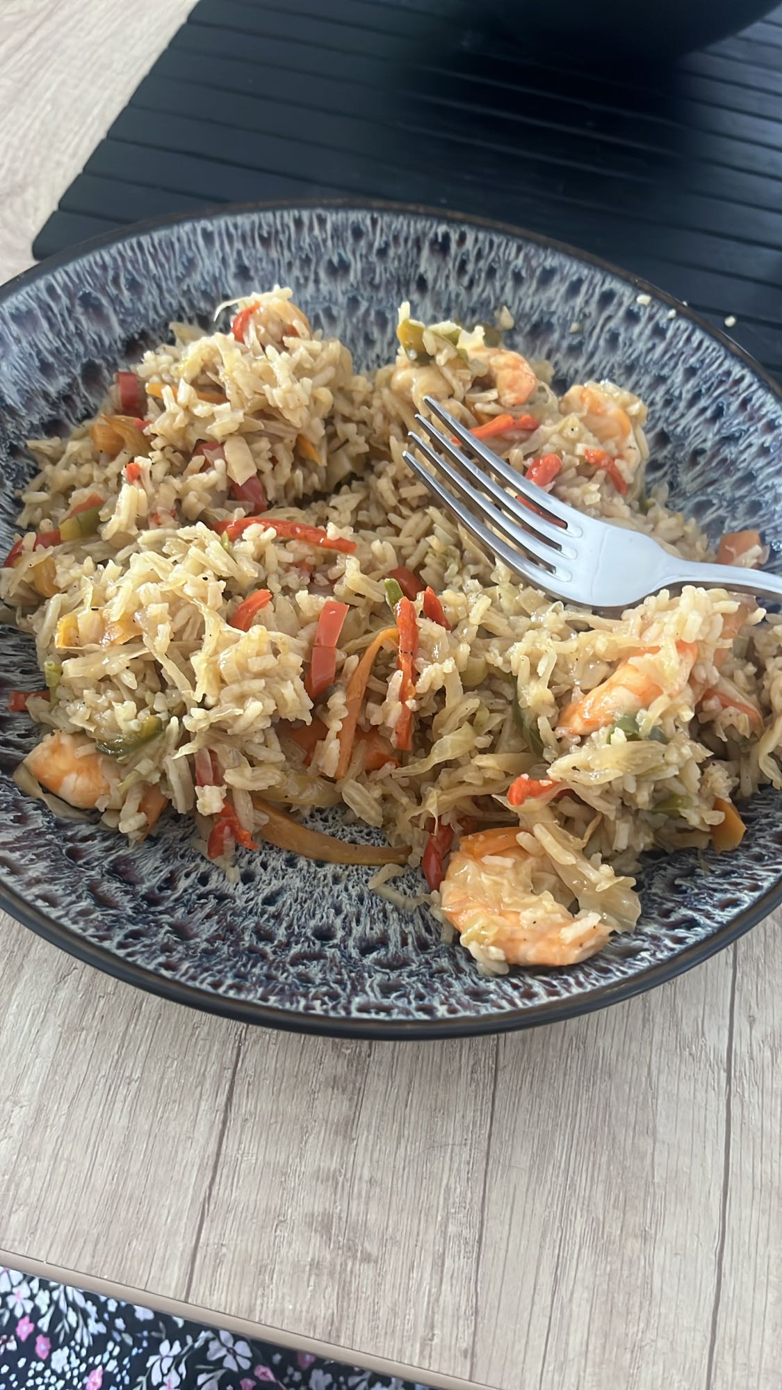 Orez prăjit cu creveți