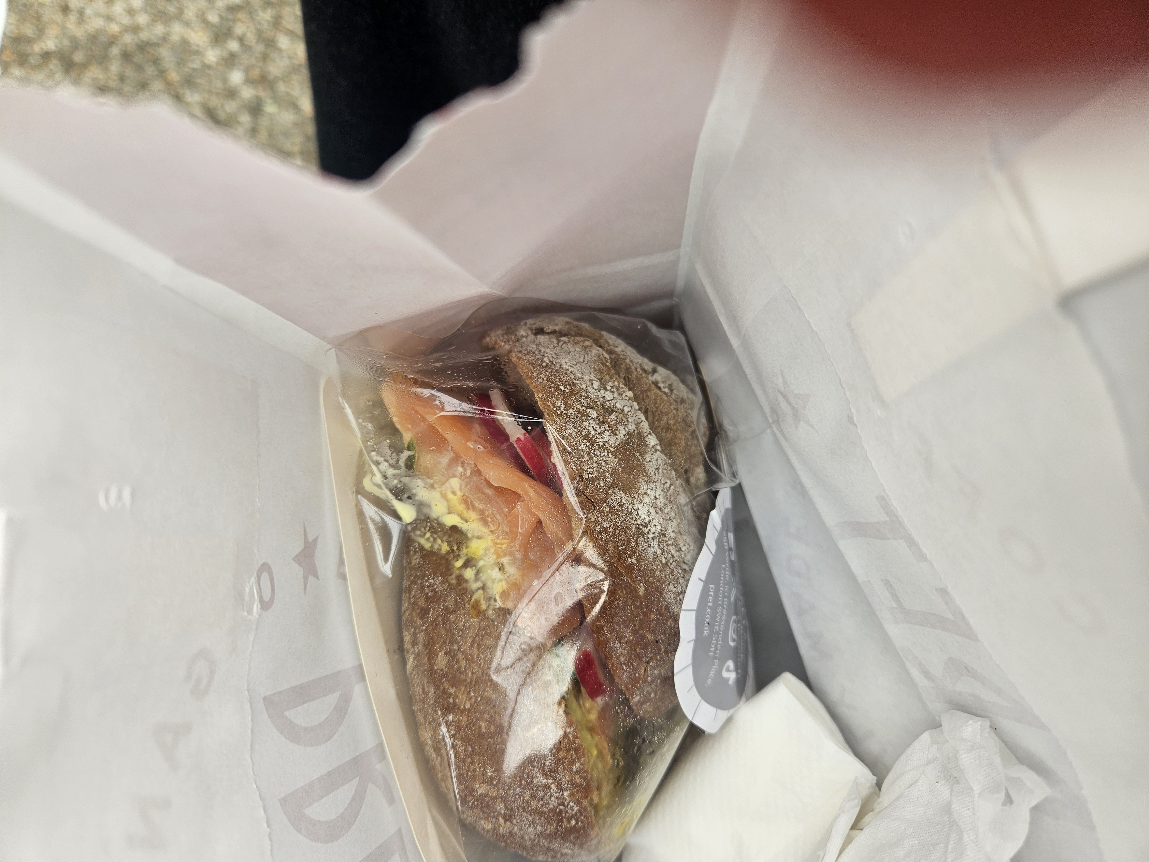 Smoked Salmon Sandwich