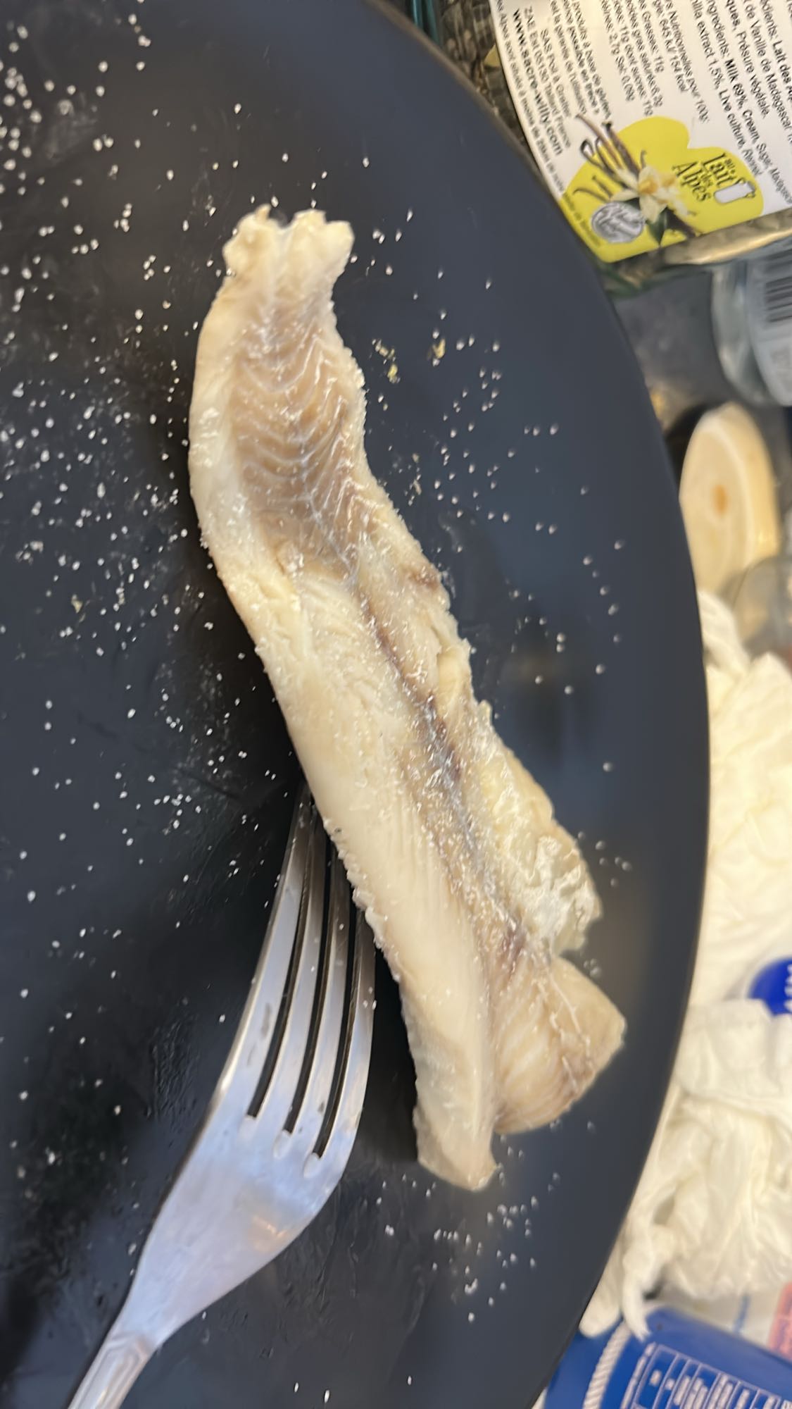 Filet de poisson salé