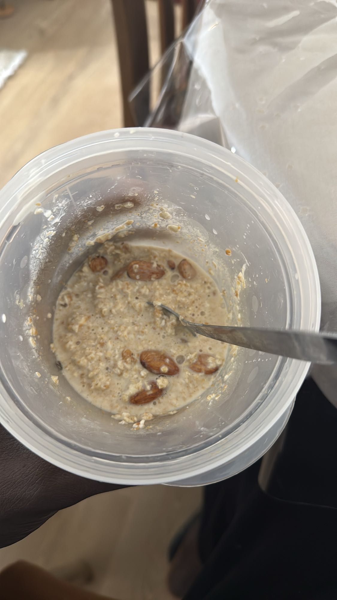 avena con almendras