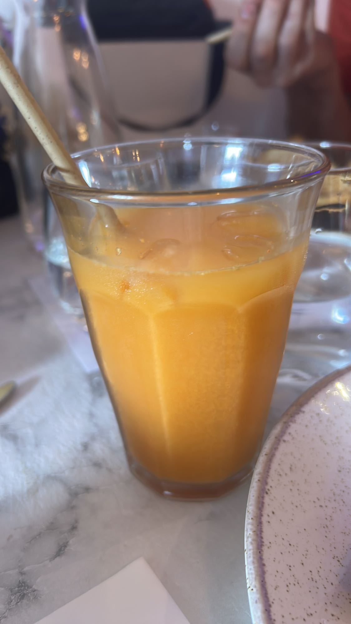 Jus d'orange frais