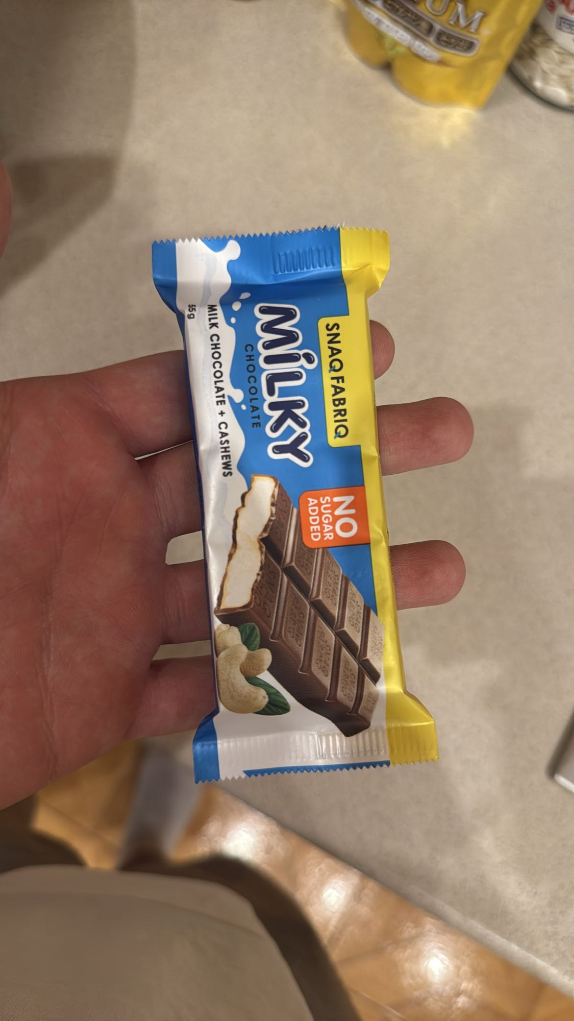 Молочный батончик с кешью