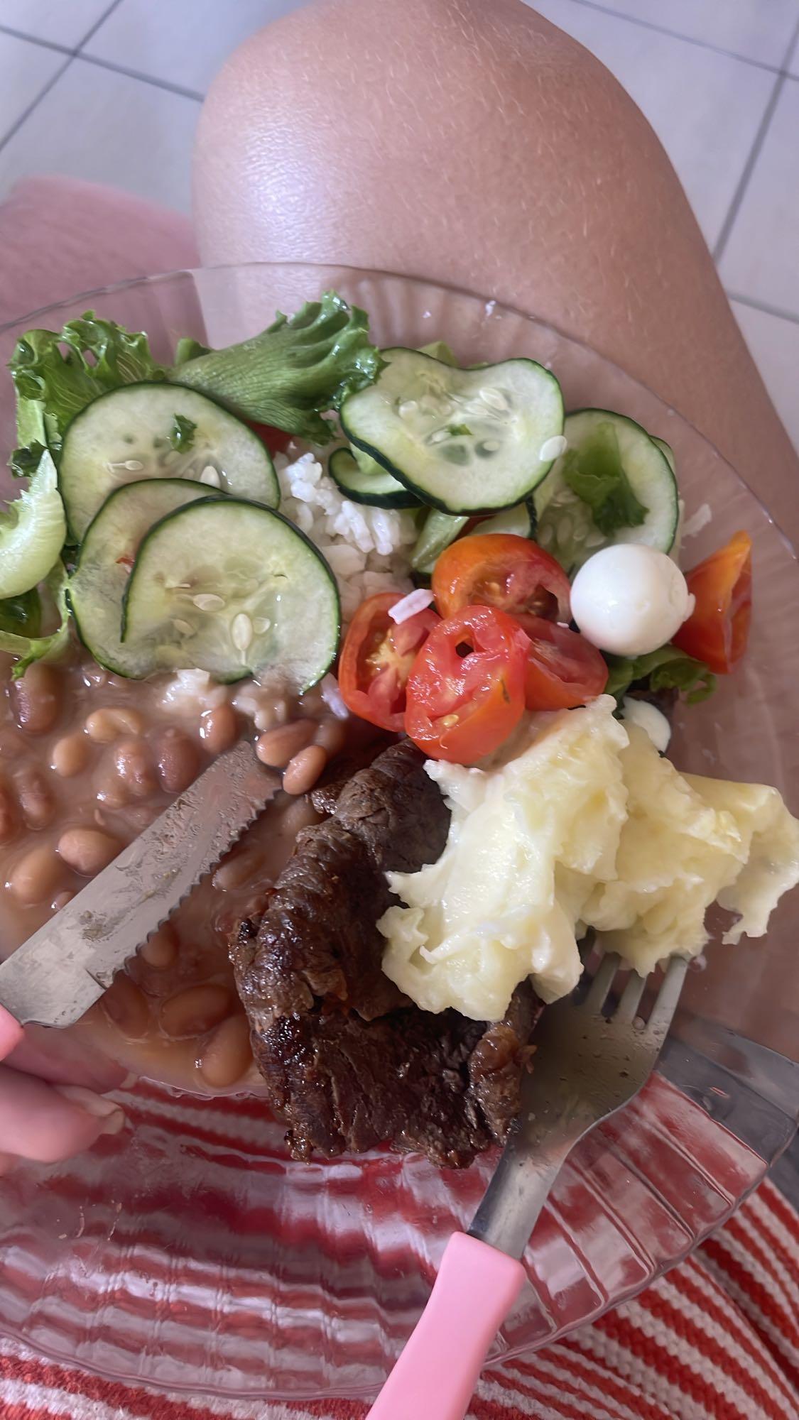 Prato brasileiro caseiro