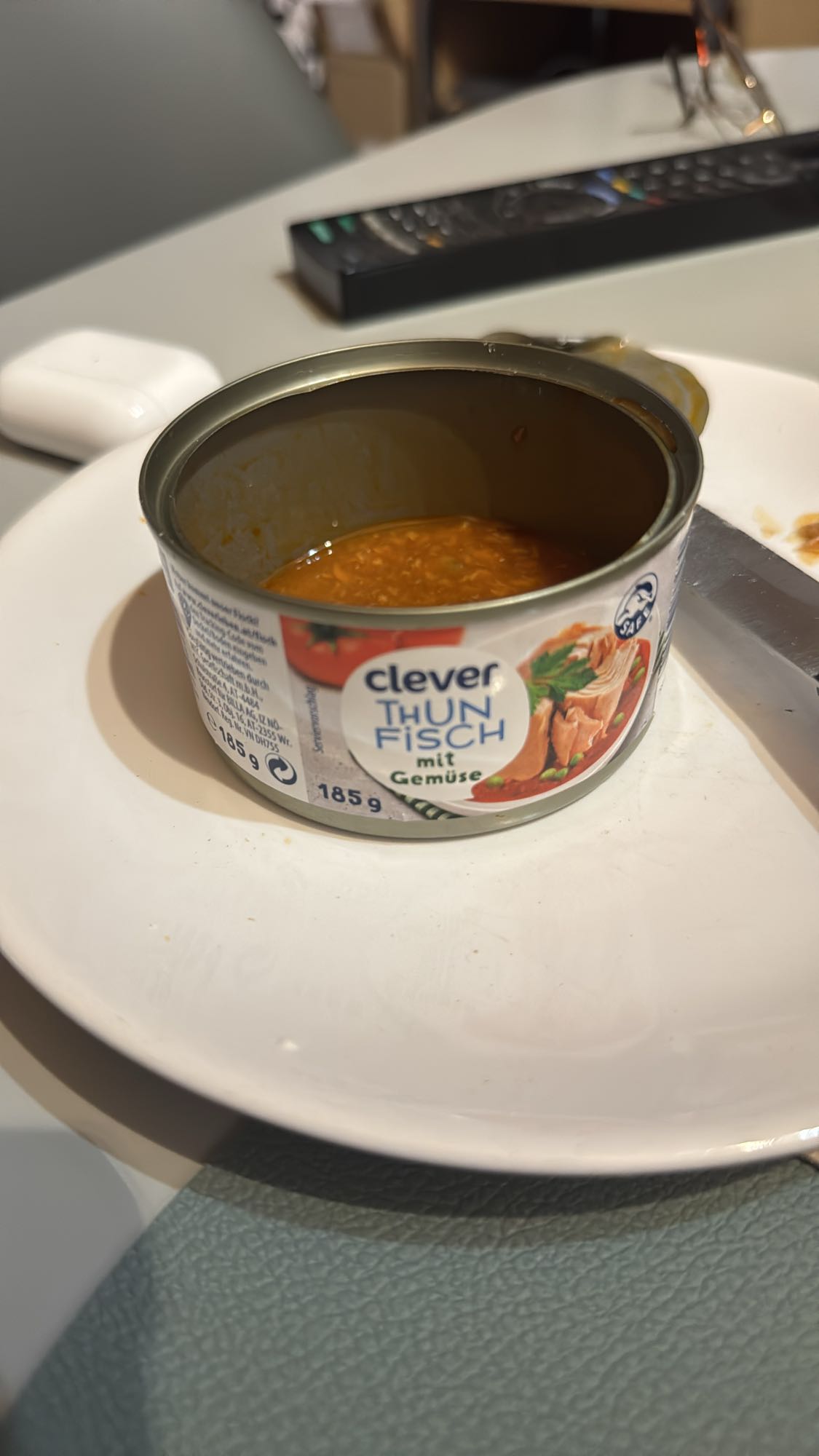 Thunfisch mit Gemüse