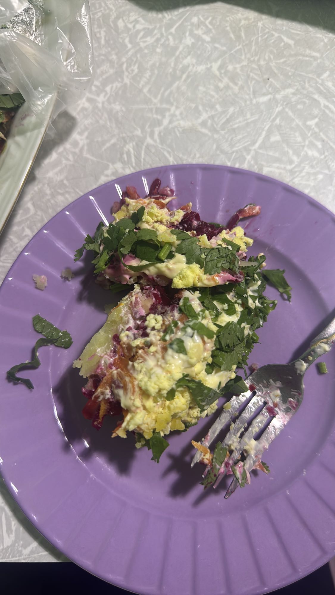 Բանջարեղենով աղցան