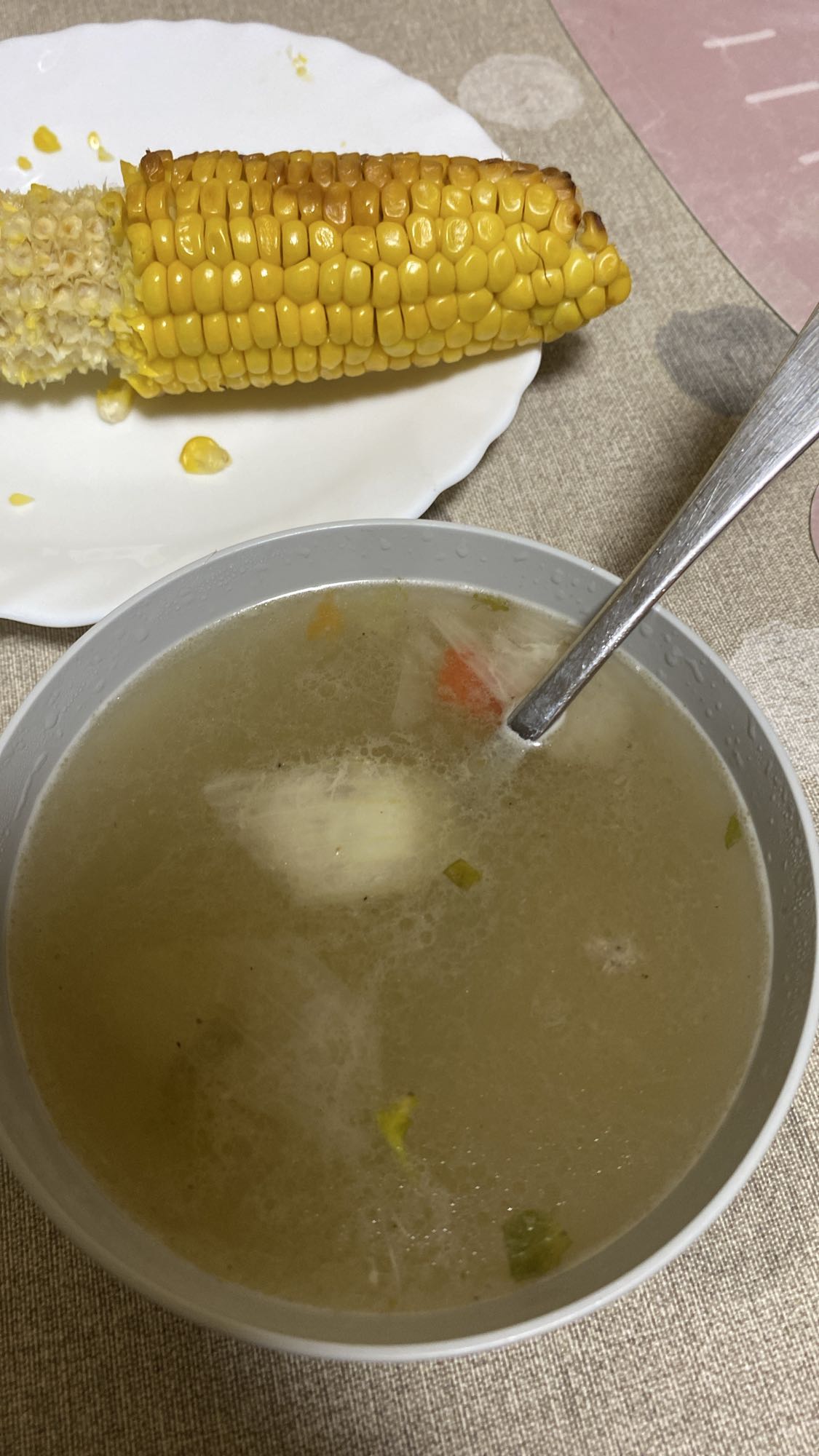 Sopa con elote