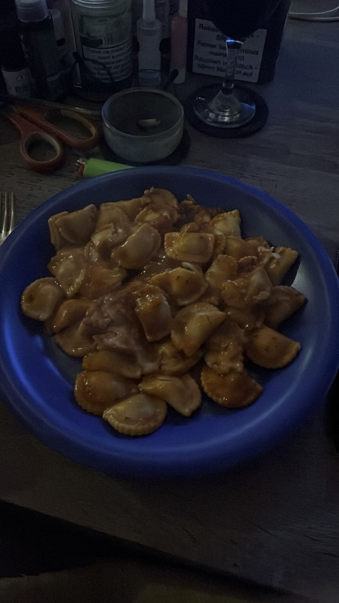 Raviolis sauce tomate