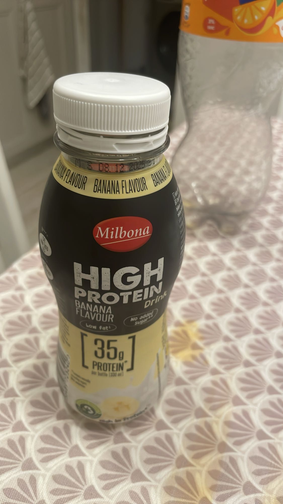 Băutură proteică banană