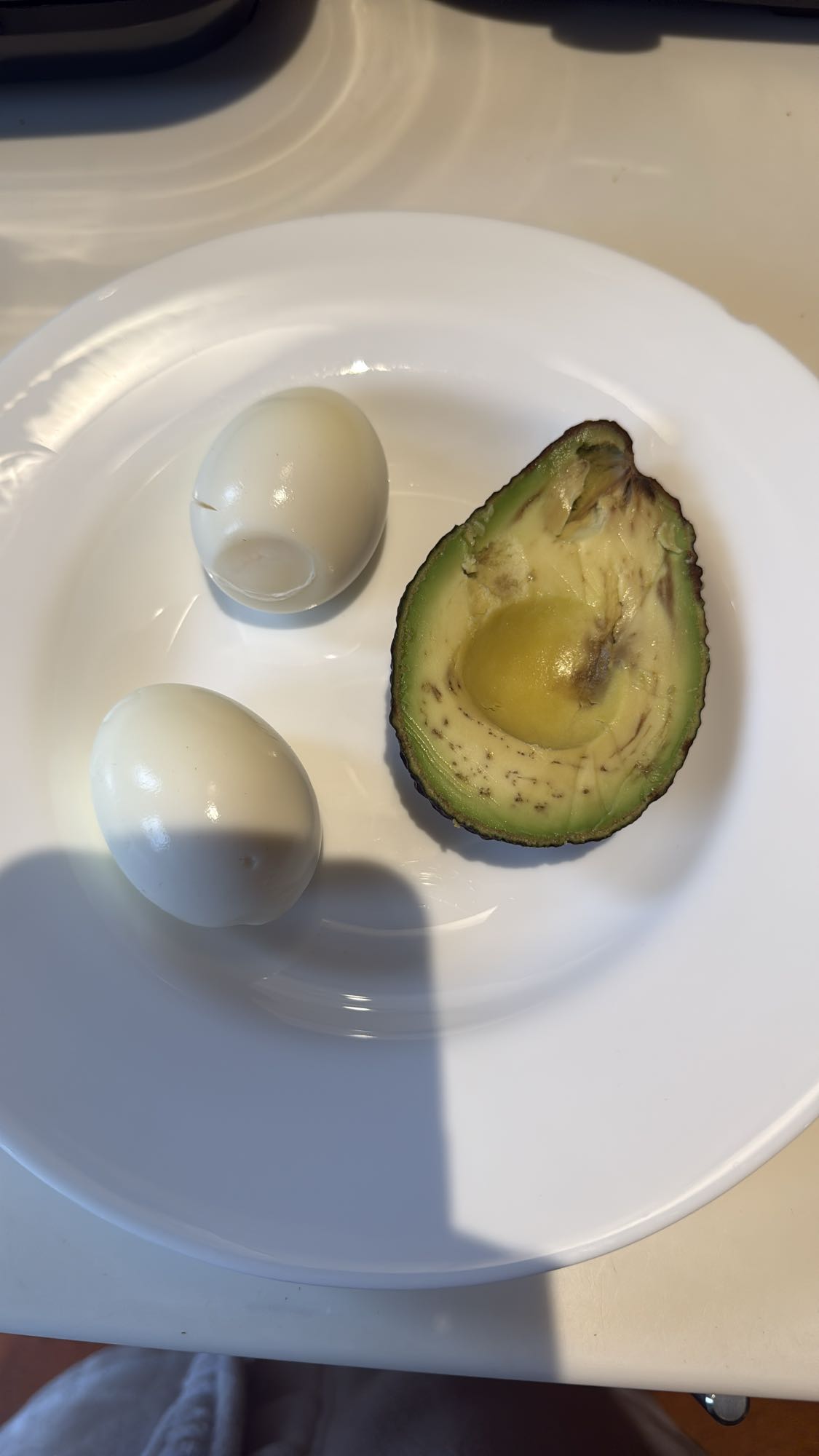 Eggs and Avocado Plate