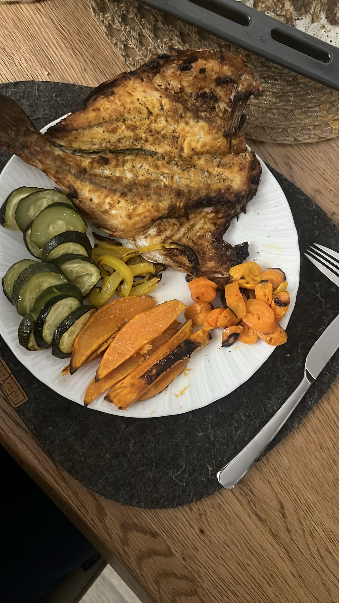 Grilled Fish & Veggies