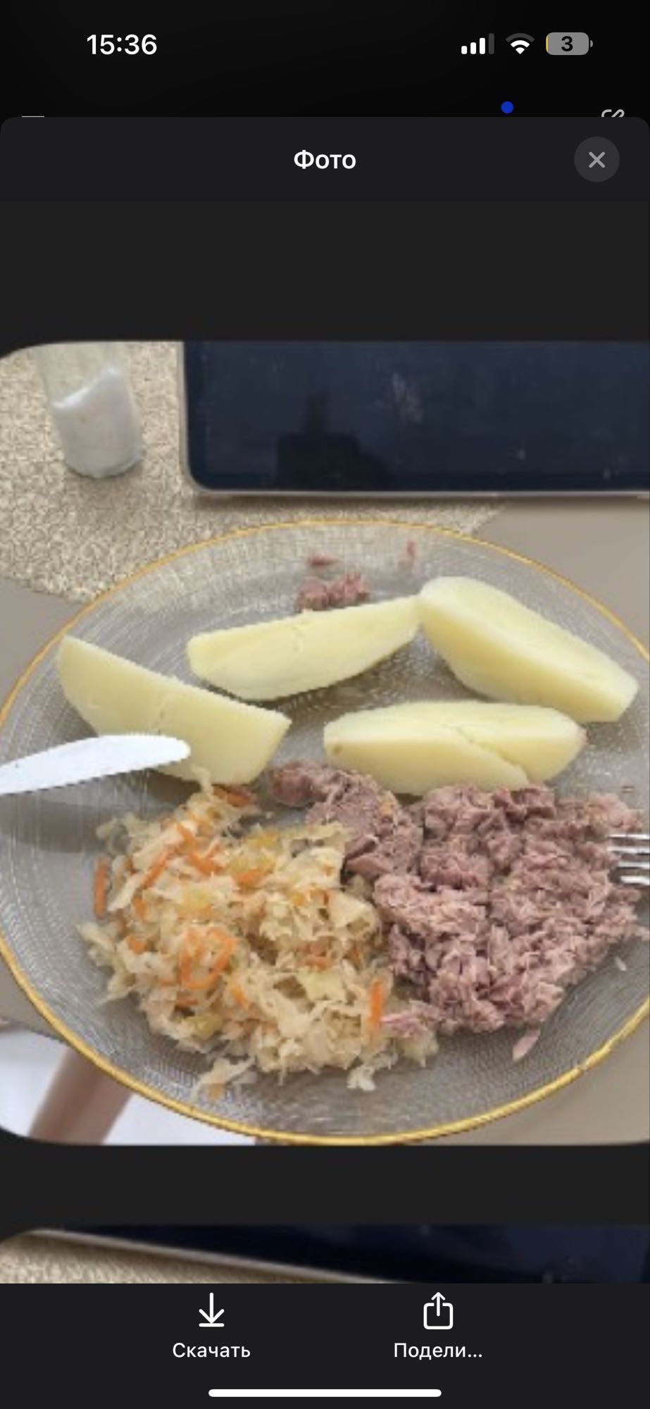 картофель с тунцом в собственном соку