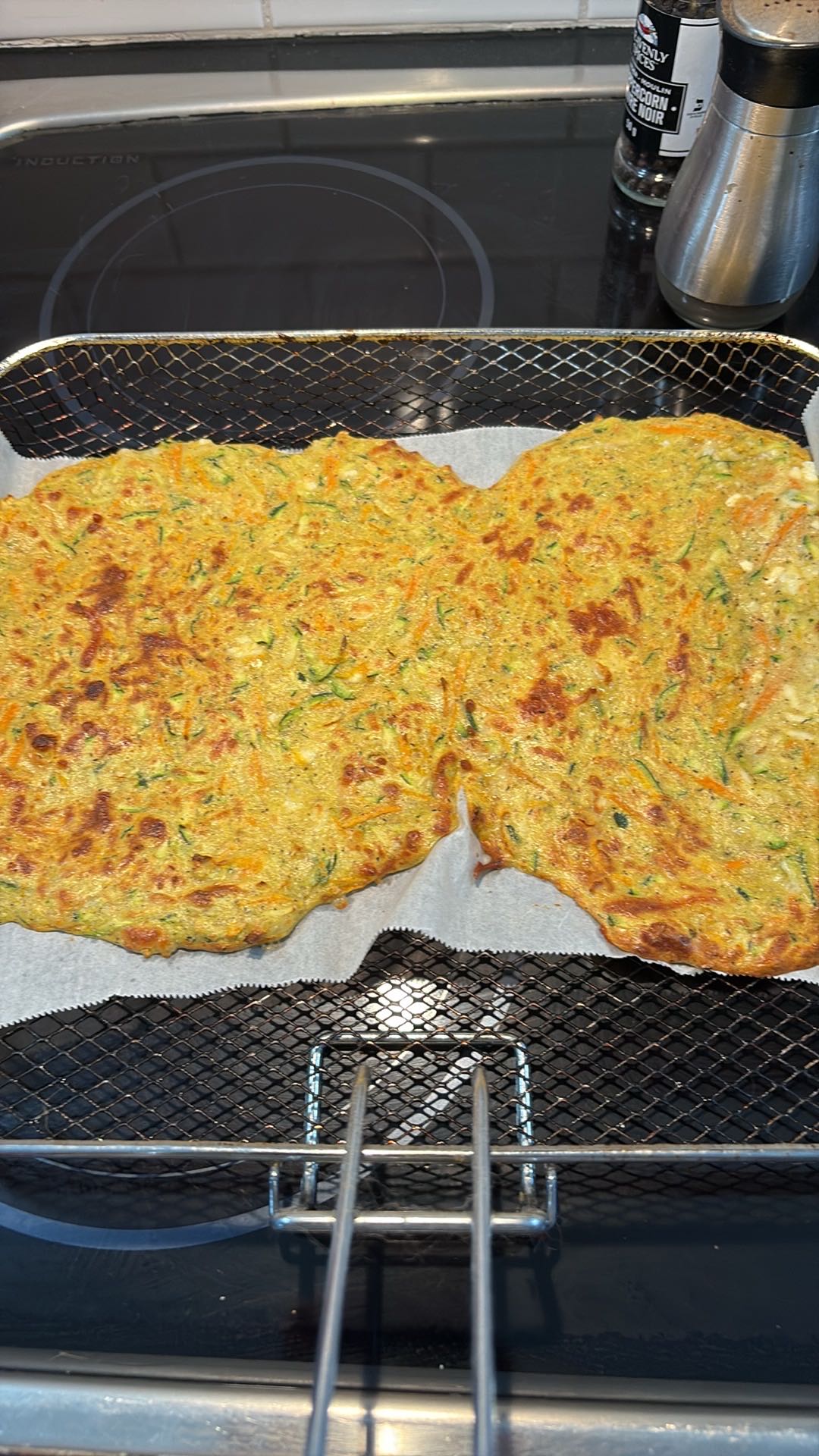 Galette courgette-carotte