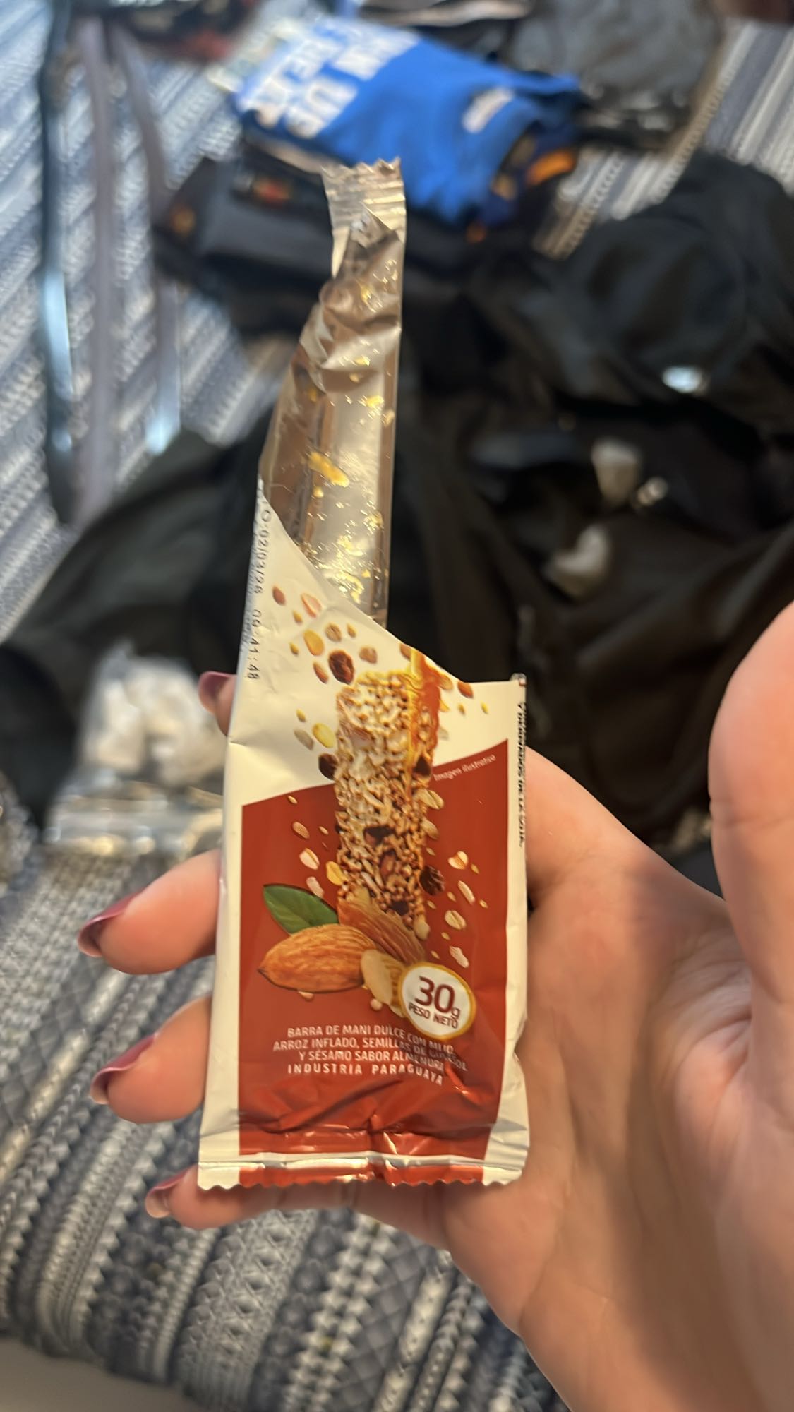 Barra de maní dulce