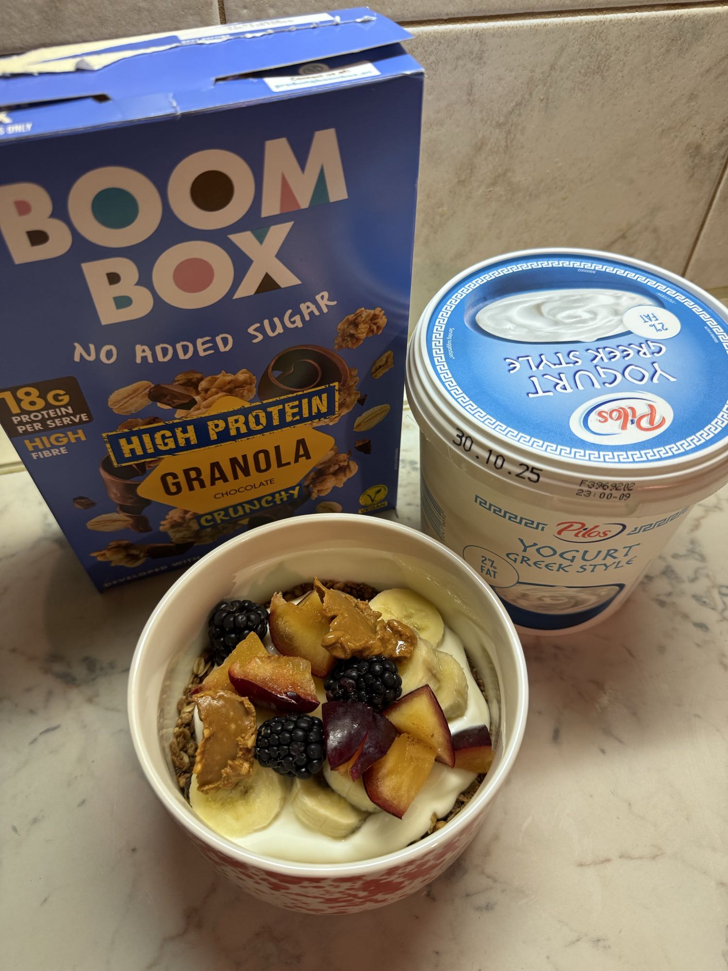 Greek Yogurt Fruit Bowl