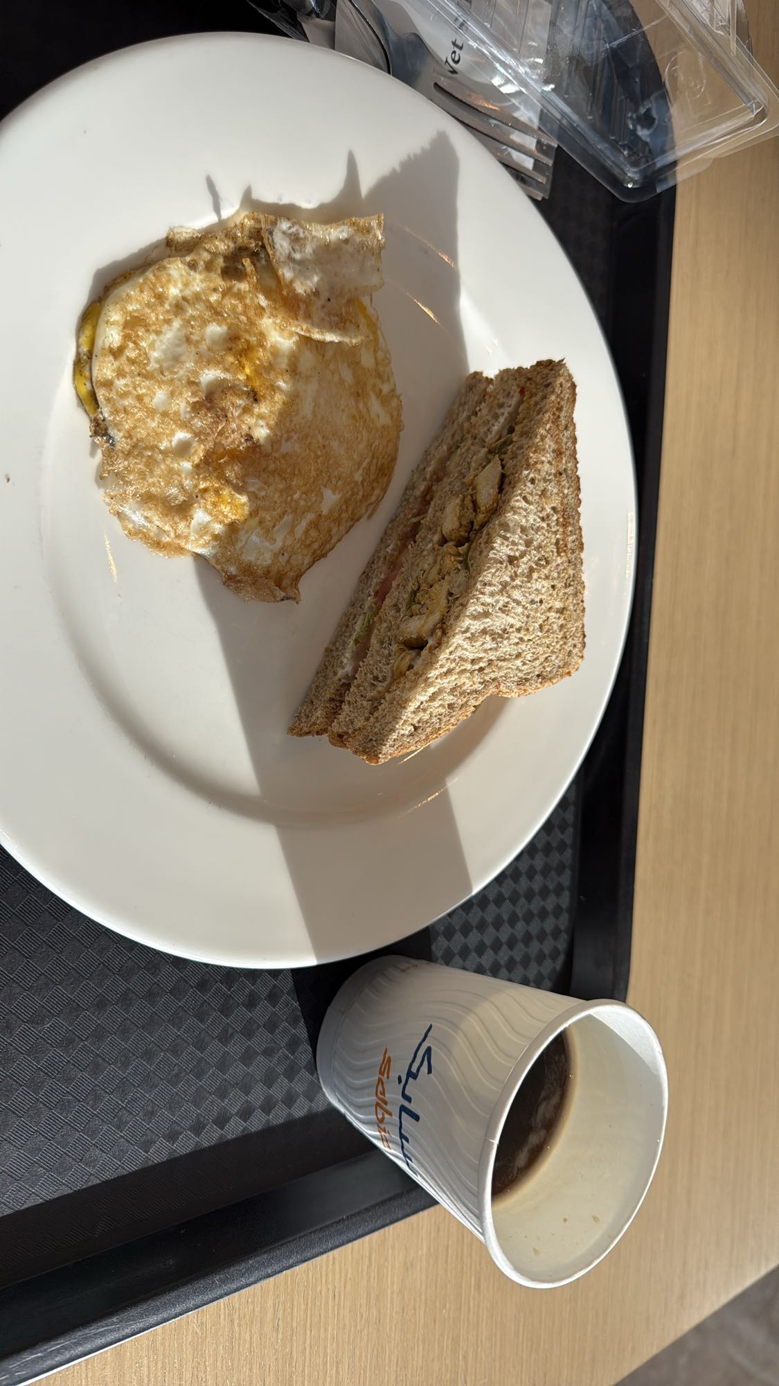 Egg and chicken sandwich set