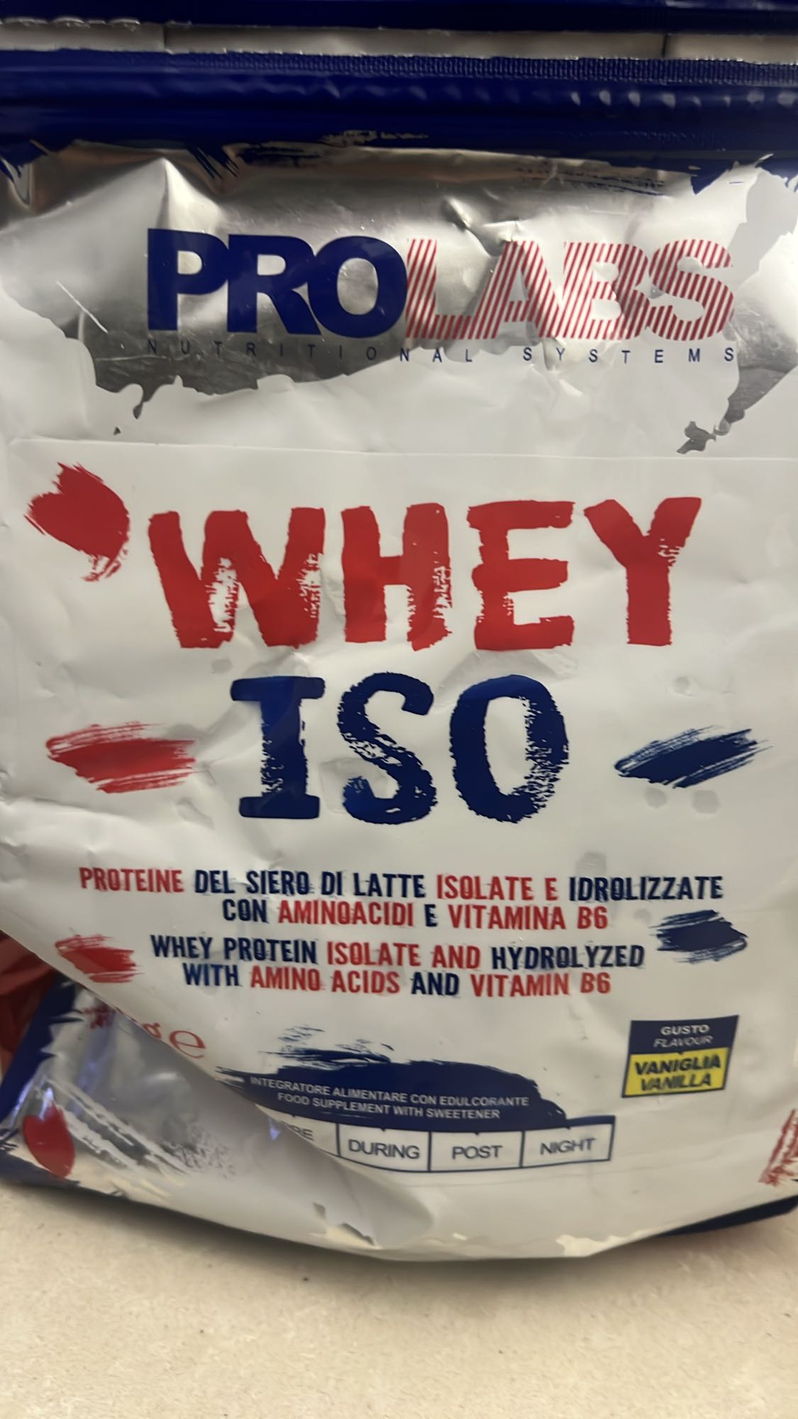 Whey Iso Vaniglia
