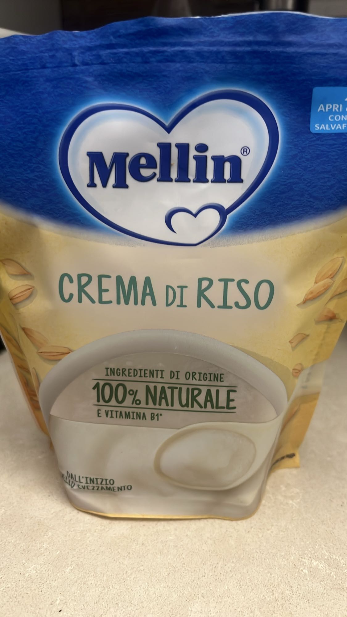 Crema di riso Mellin