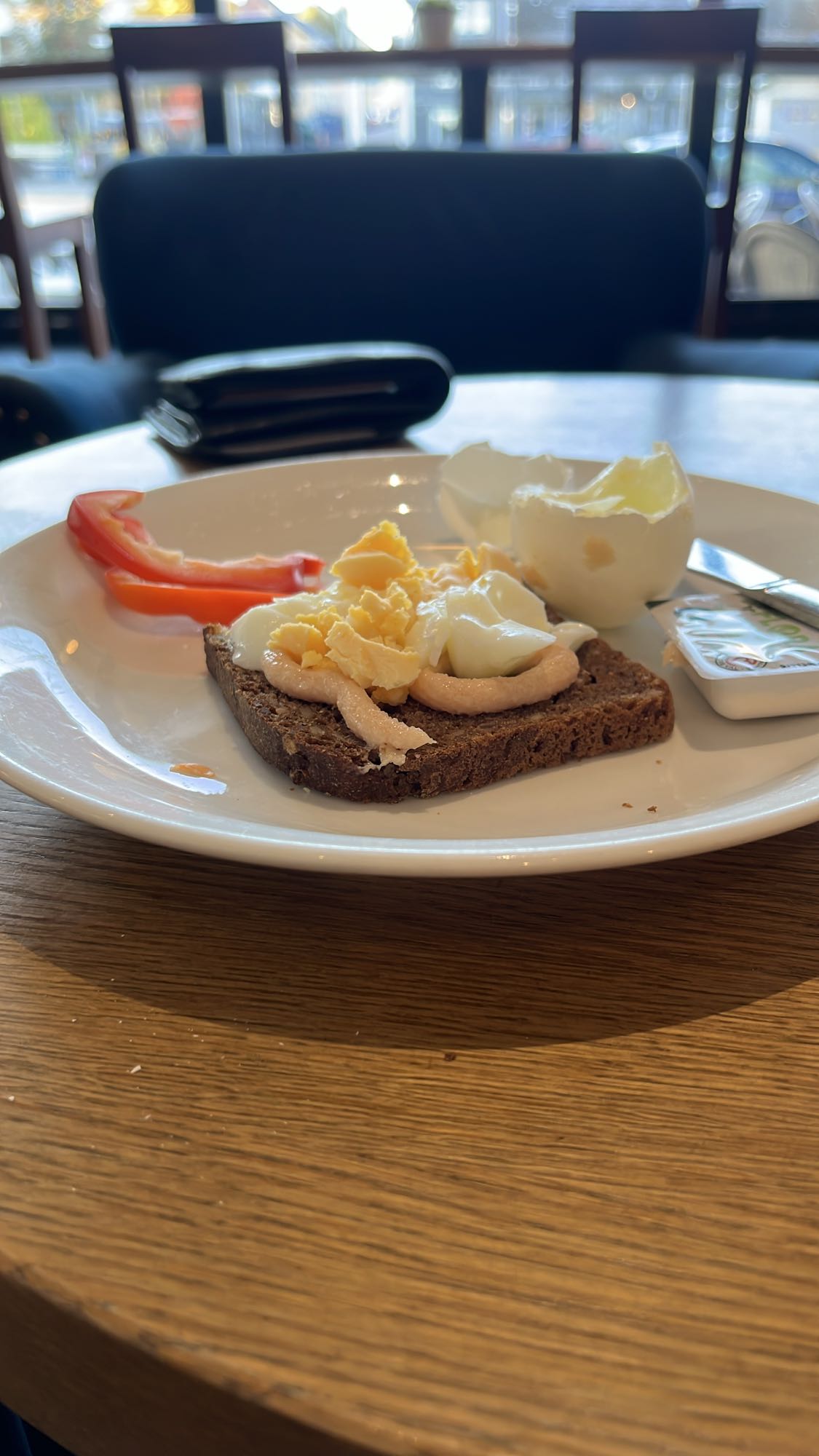 Äggmacka med paprika