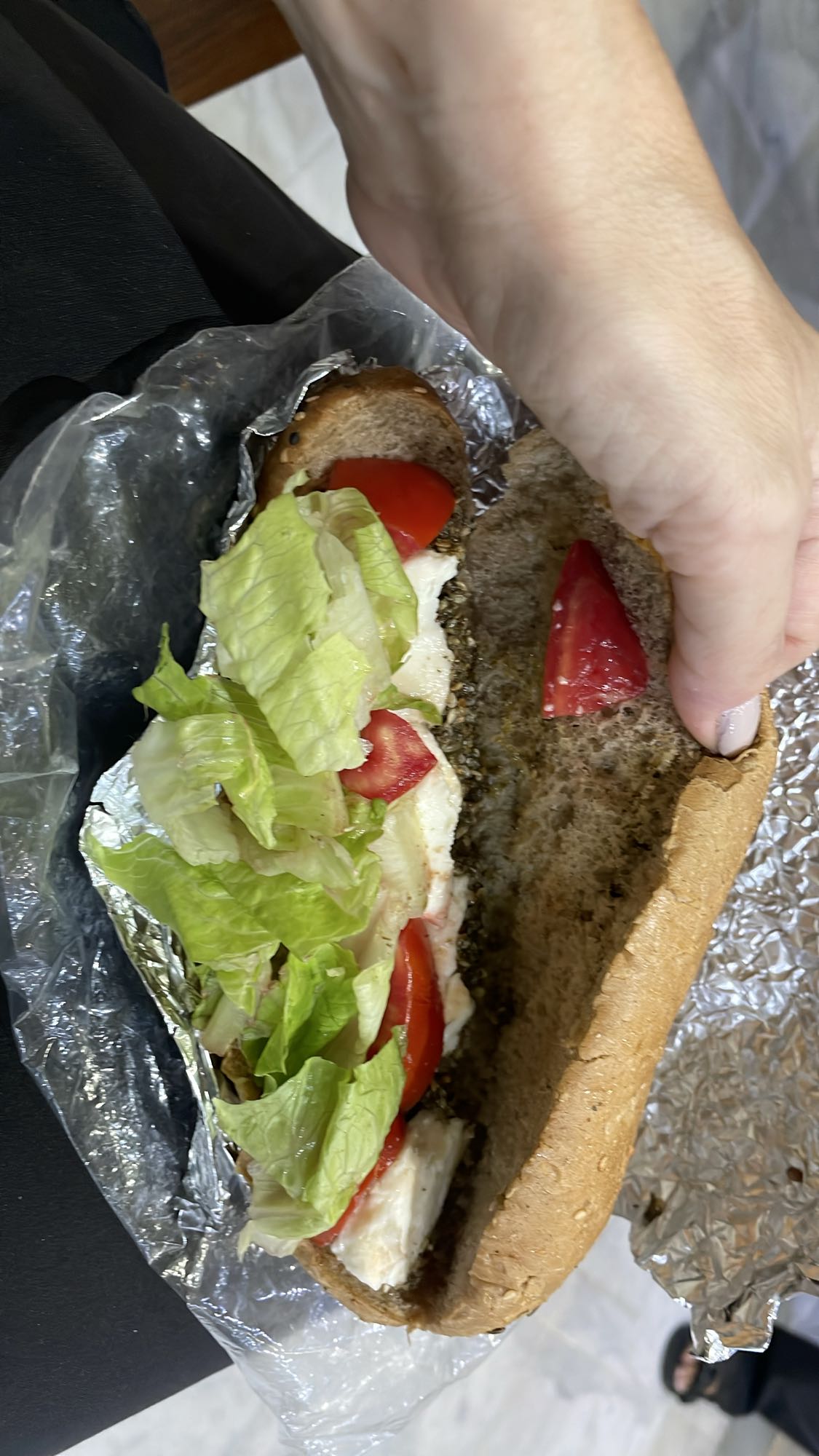 Chicken Veggie Sandwich