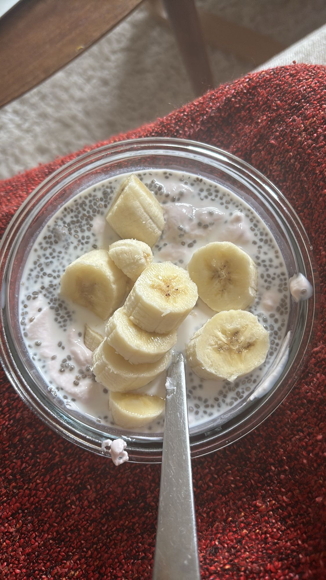 Chiapudding med banan