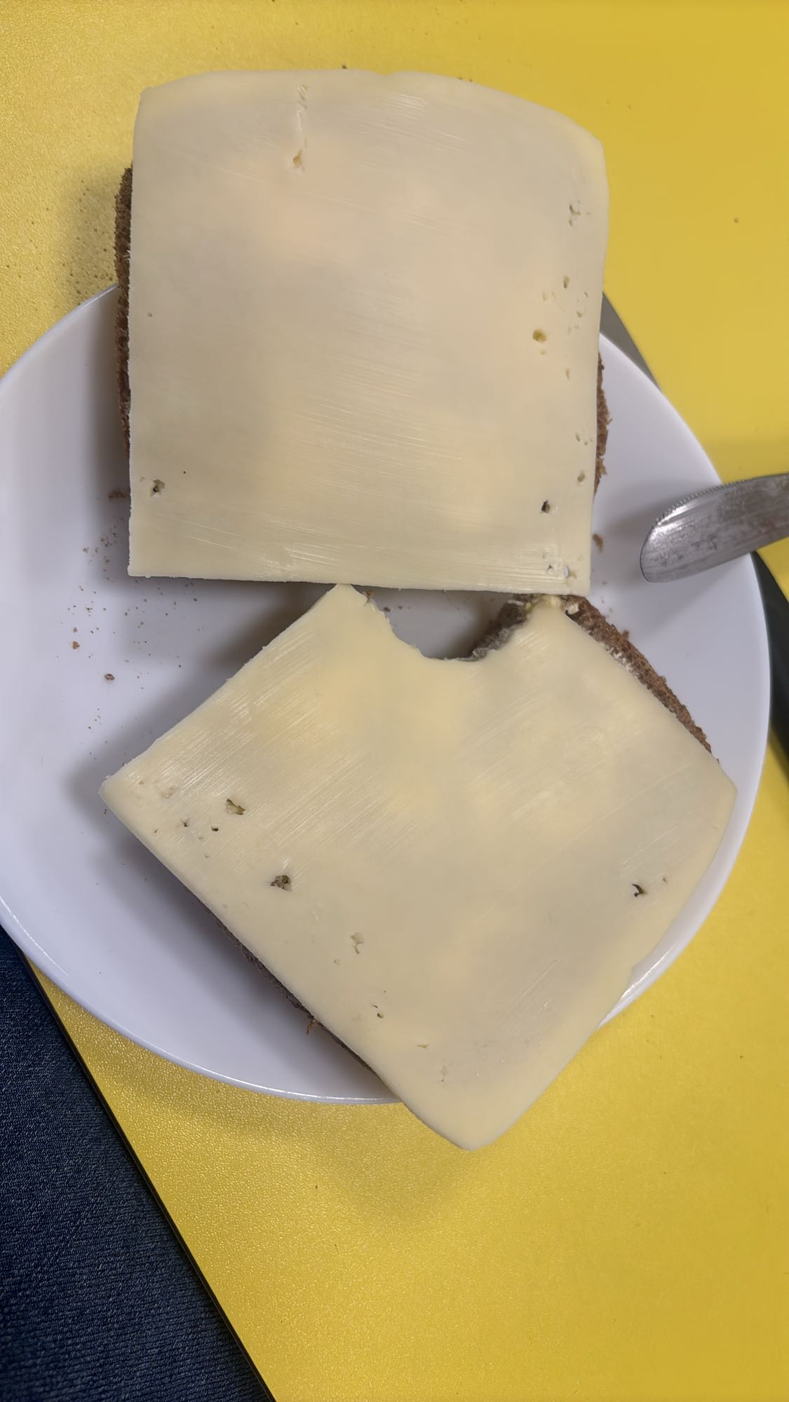 Kaas op volkorenbrood