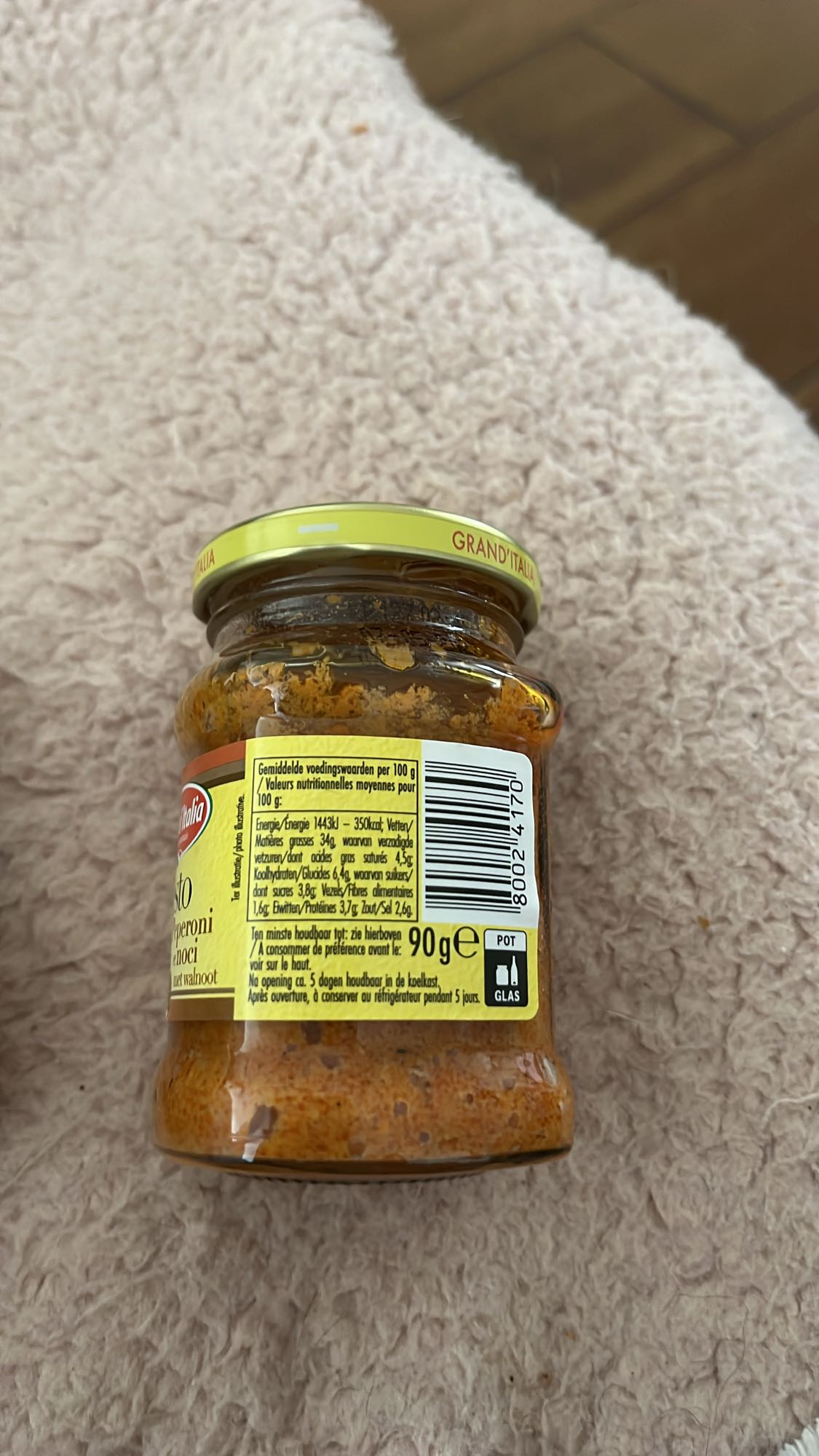 Pesto peperoni walnoot