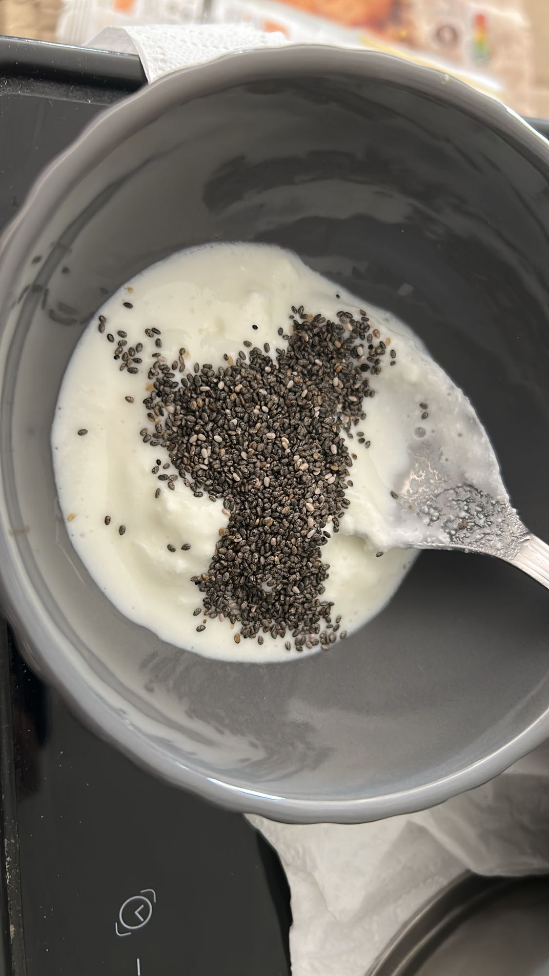 Yaourt aux graines de chia